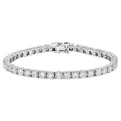 Diamante Tanisa Nahata 5.80ct. Bracciale Tennis in oro 18 carati.