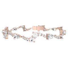 Tanisa Nahata Classic Diamond 5.96ct. Bracelet in 18Karat Gold.