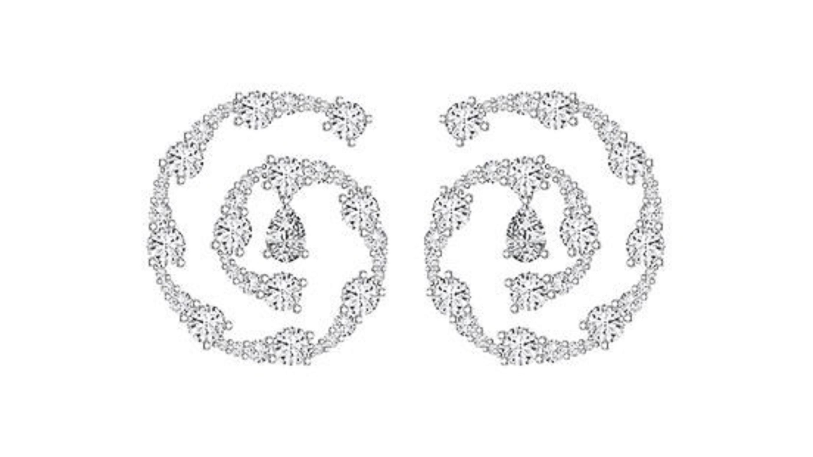 Tanisa Nahata Ocean Wave Hoops Diamanti 7,20ct. Orecchini in oro 18 carati. In condizioni Nuovo in vendita a Hong Kong, HK
