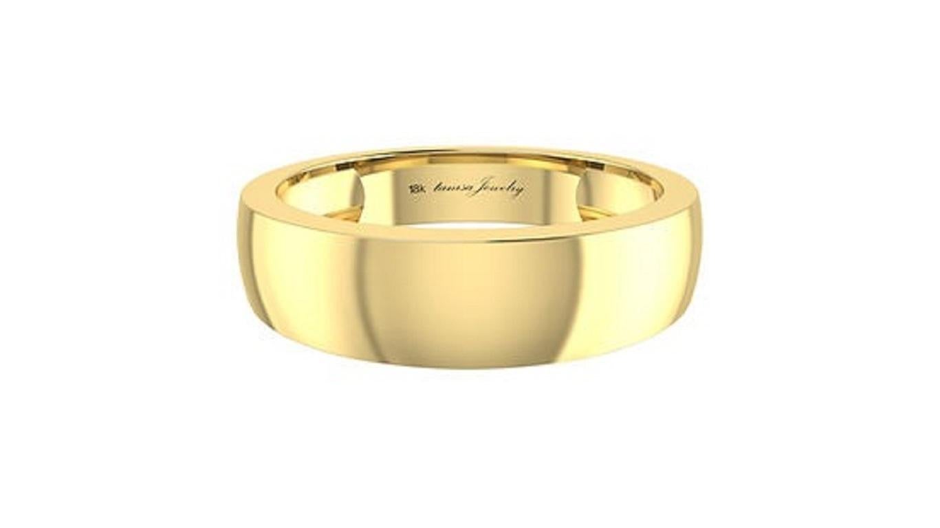 Presenting the Band Classic Ring in 18Karat gold, available in white, yellow, and rose gold variations. This timeless piece features a sleek band adorned with 18karat gold, exuding elegance and sophistication for any occasion. Perfect for stacking