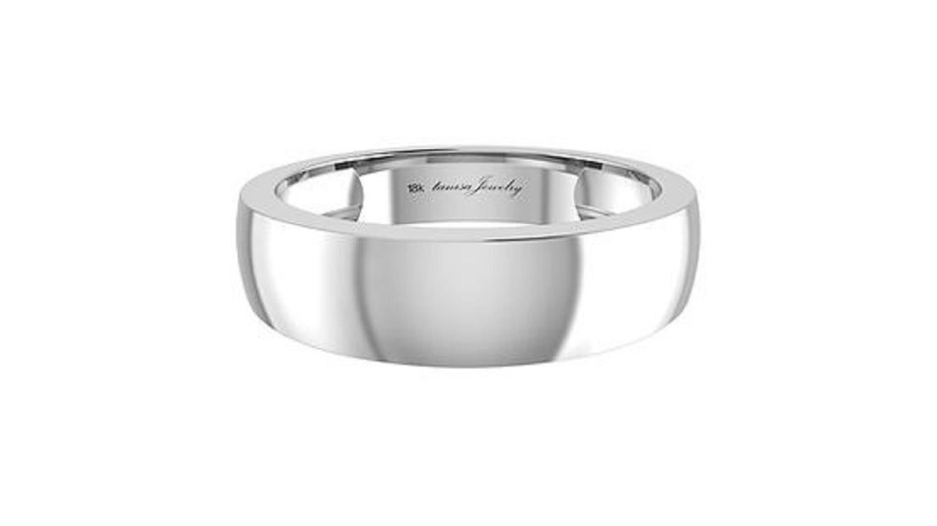 Contemporary Tanisa Nahata Band Classic Ring in 18Karat Gold. For Sale