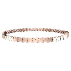 Tanisa Nahata Golden Butterfly Tennis Bracelet in 18Karat Gold.
