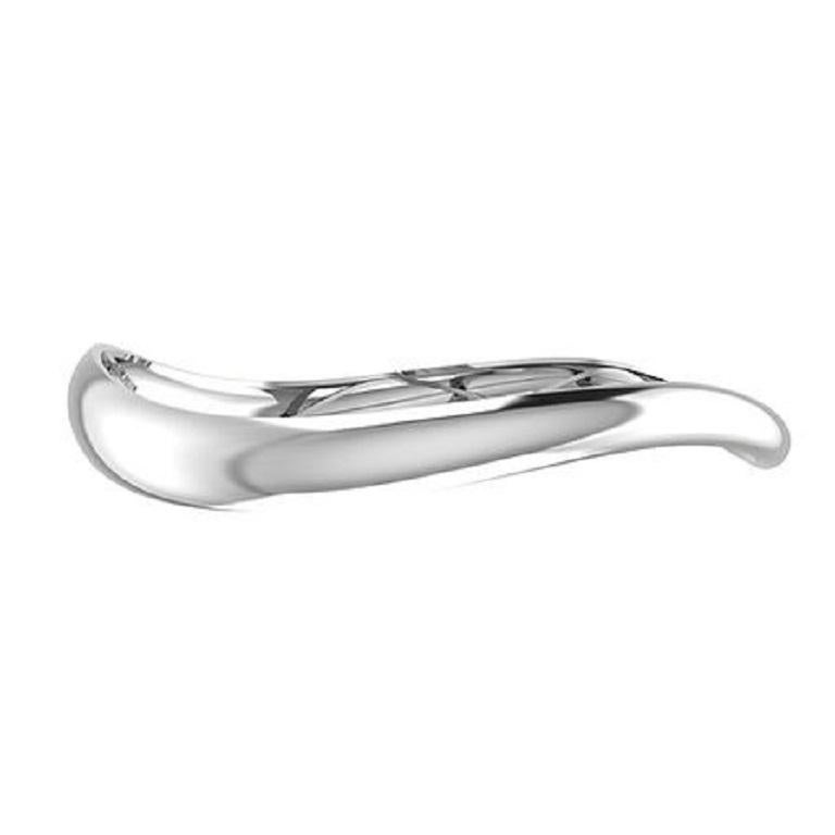 Contemporain Tanisa Nahata Bracelet jonc Wave Ocean Wave en or 18 carats. en vente