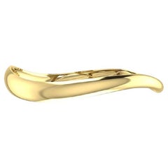 Tanisa Nahata Bracelet jonc Wave Ocean Wave en or 18 carats.