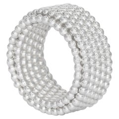Tanja Friedrichs Fünfreihiger Schleifen-Ring aus Sterlingsilber