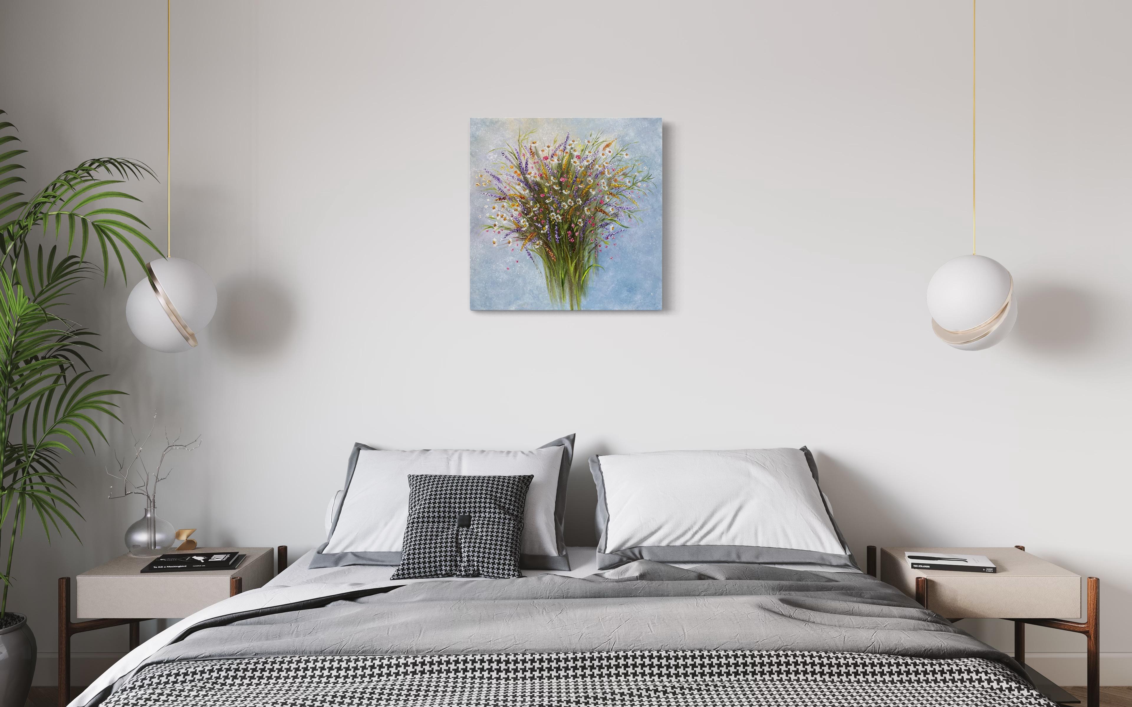 Schönes Blumengeschenk mit Blumen im Angebot 1
