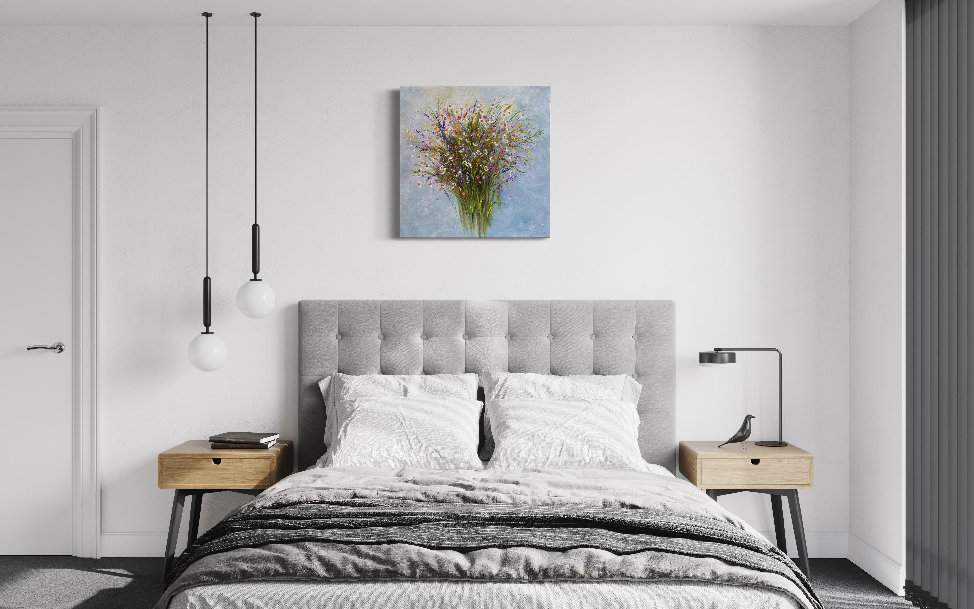 Schönes Blumengeschenk mit Blumen im Angebot 2