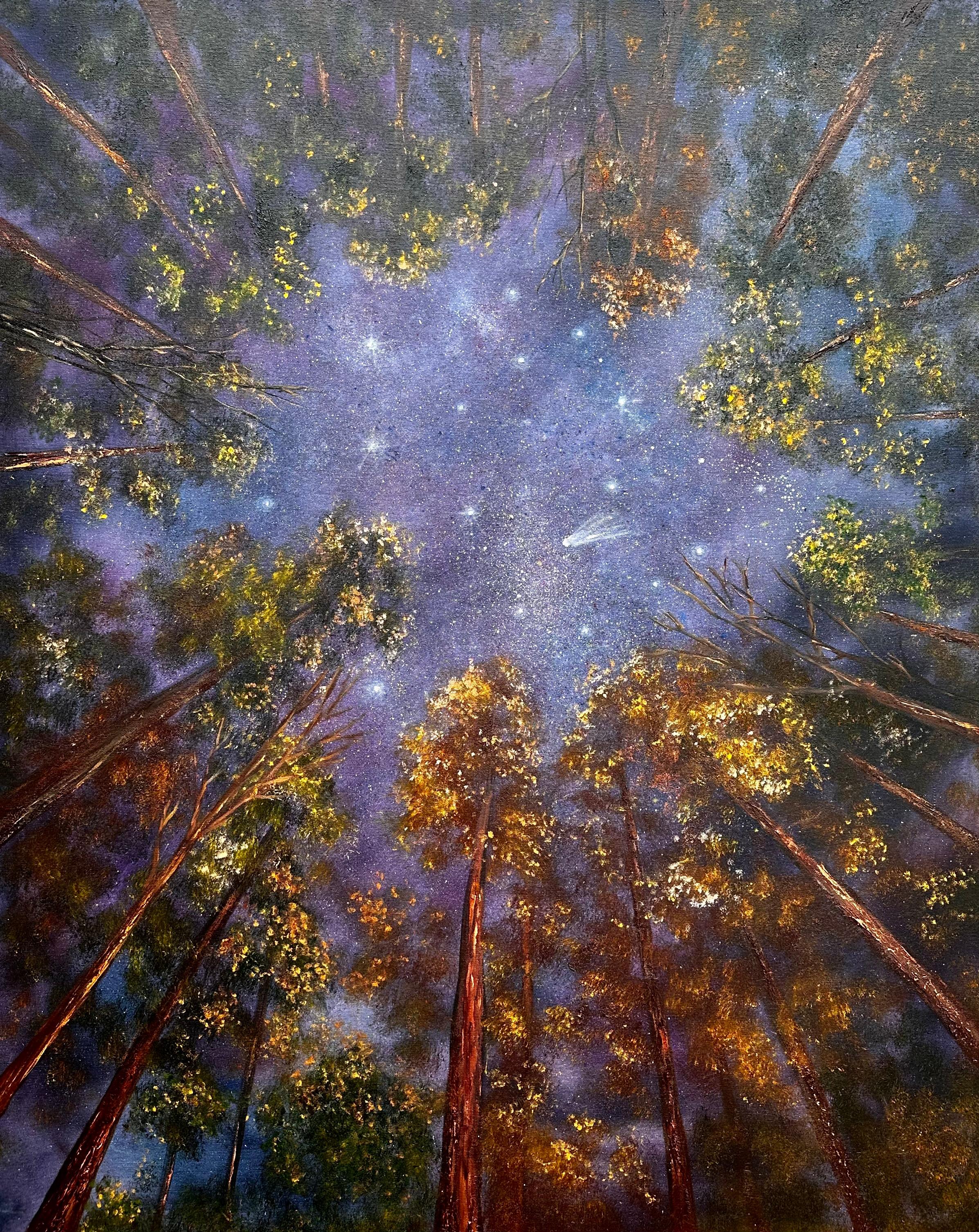 Nocturno Celeste - Painting Impresionista de Tanja Frost