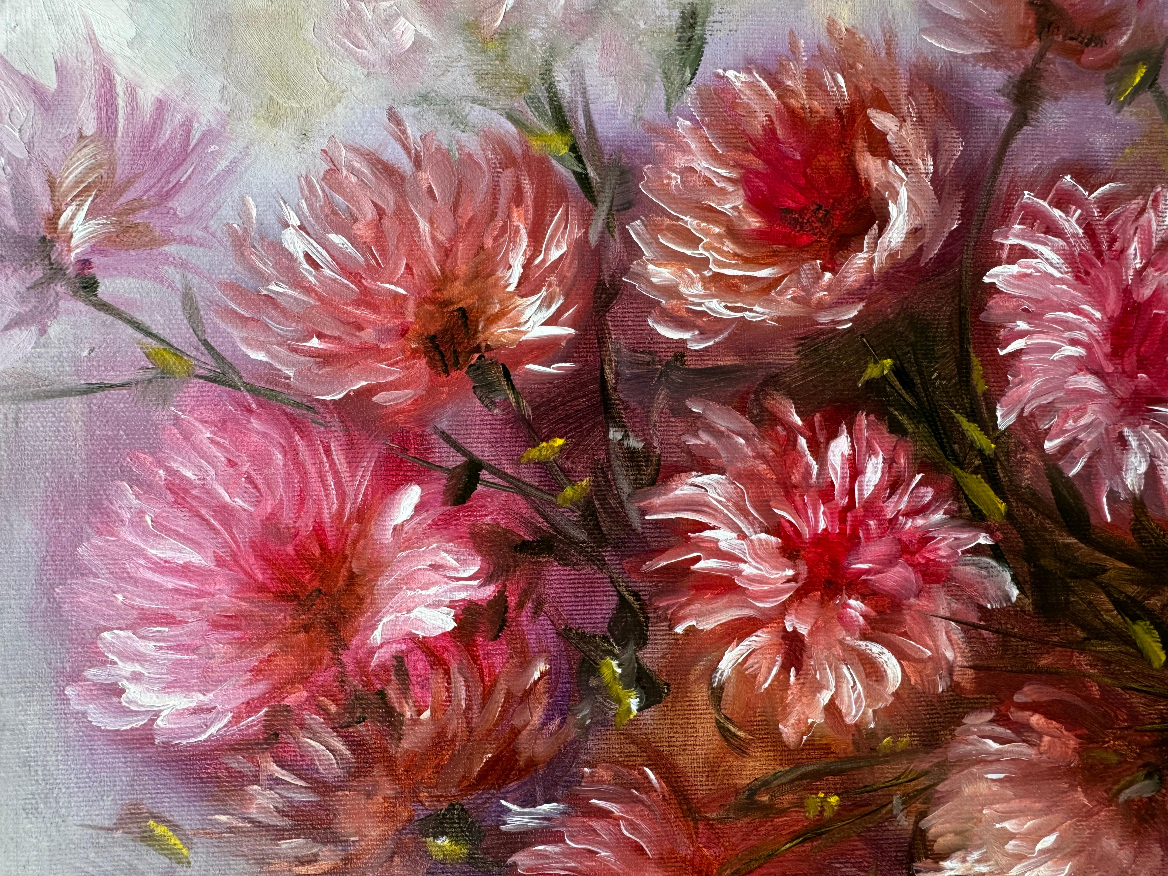 Charmanter Blumenstrauß (Impressionismus), Painting, von Tanja Frost