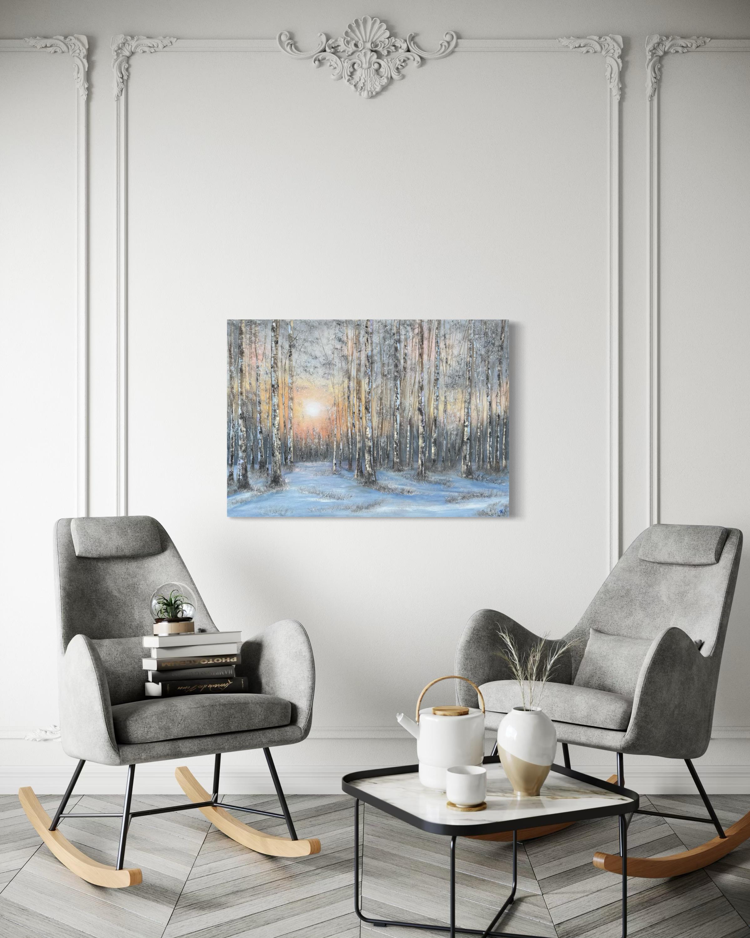 Kristallwald (Impressionismus), Painting, von Tanja Frost