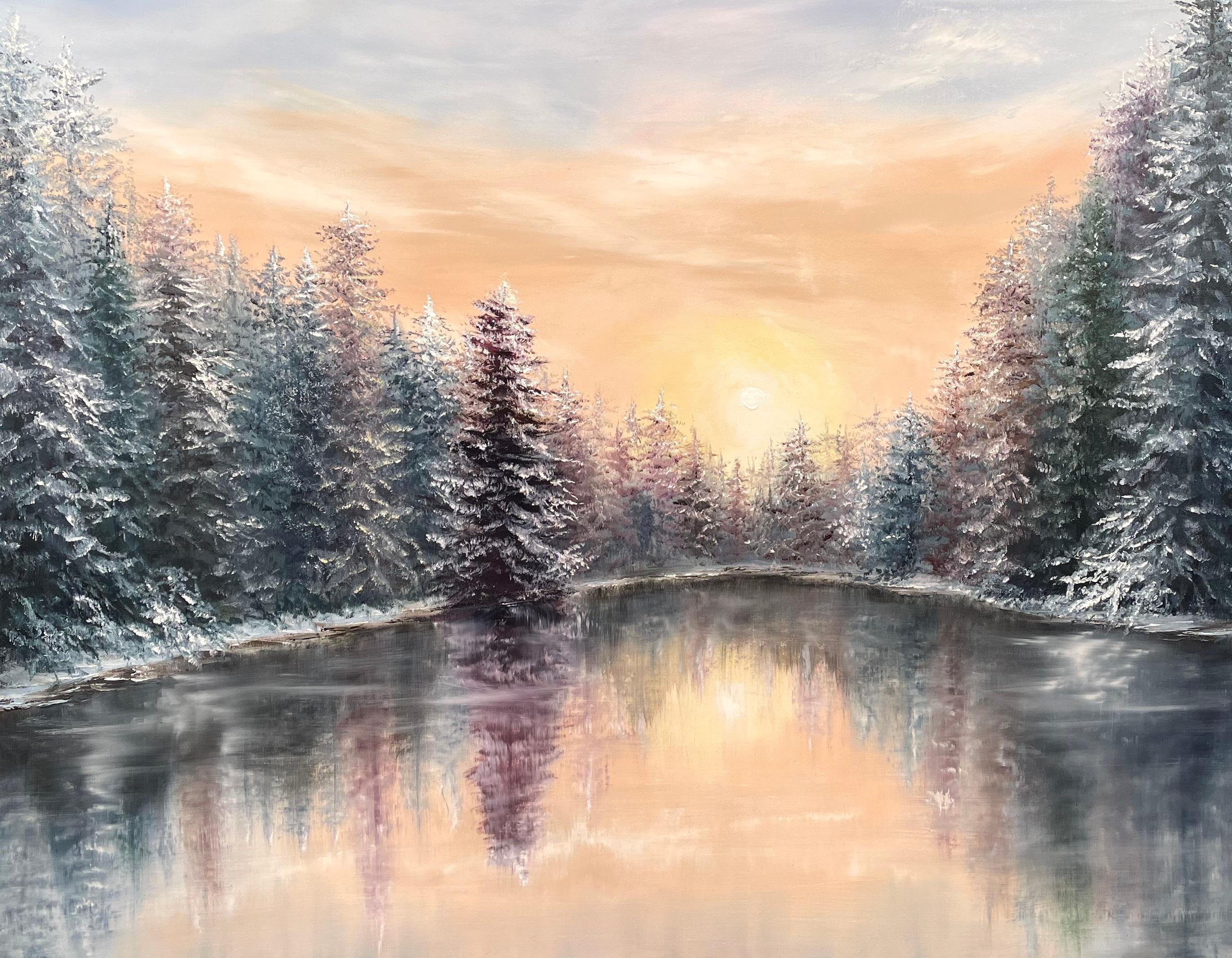 Landscape Painting di Tanja Frost - Sussurri di cristallo
