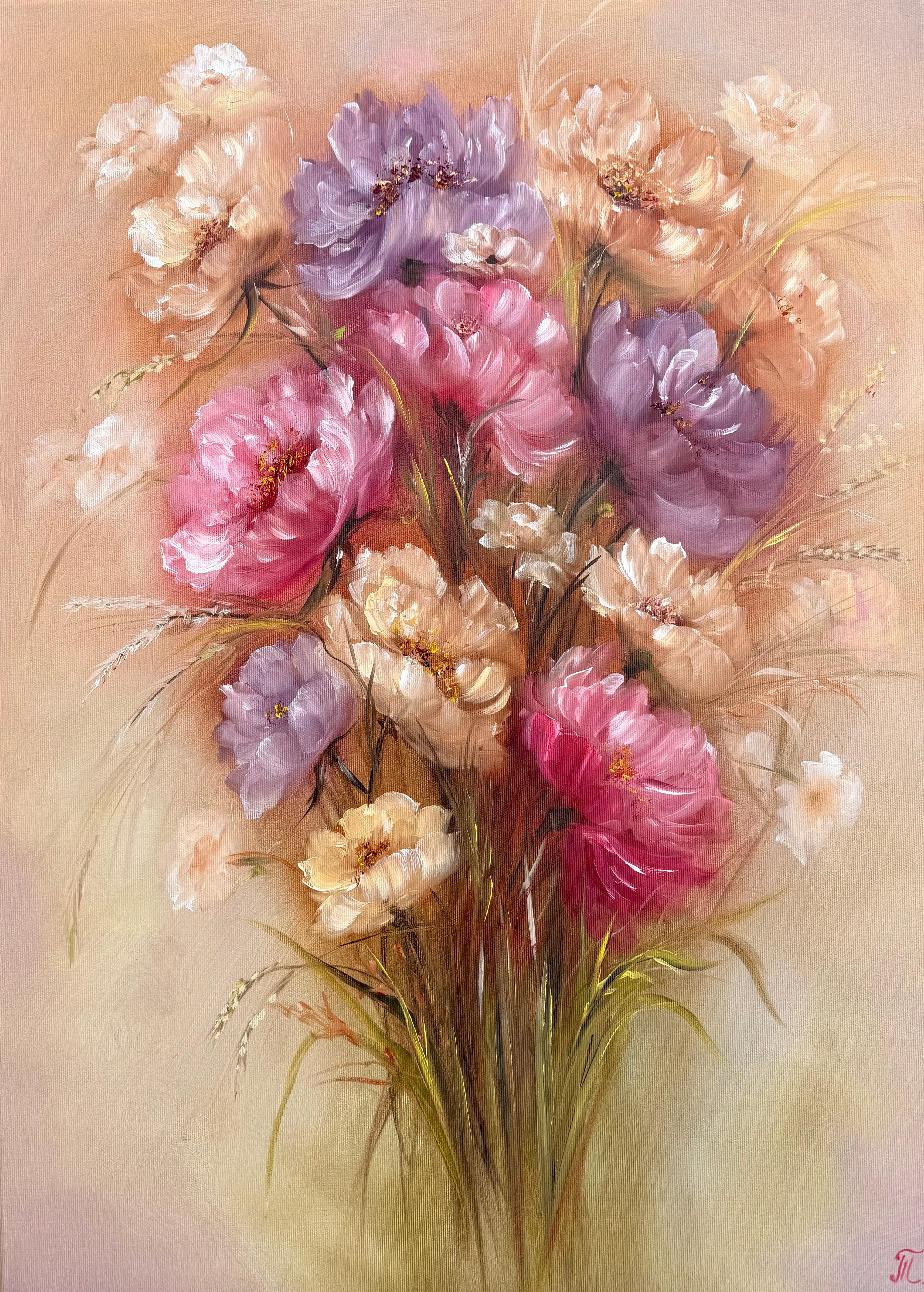 Floral Light - series Romantic bouquet