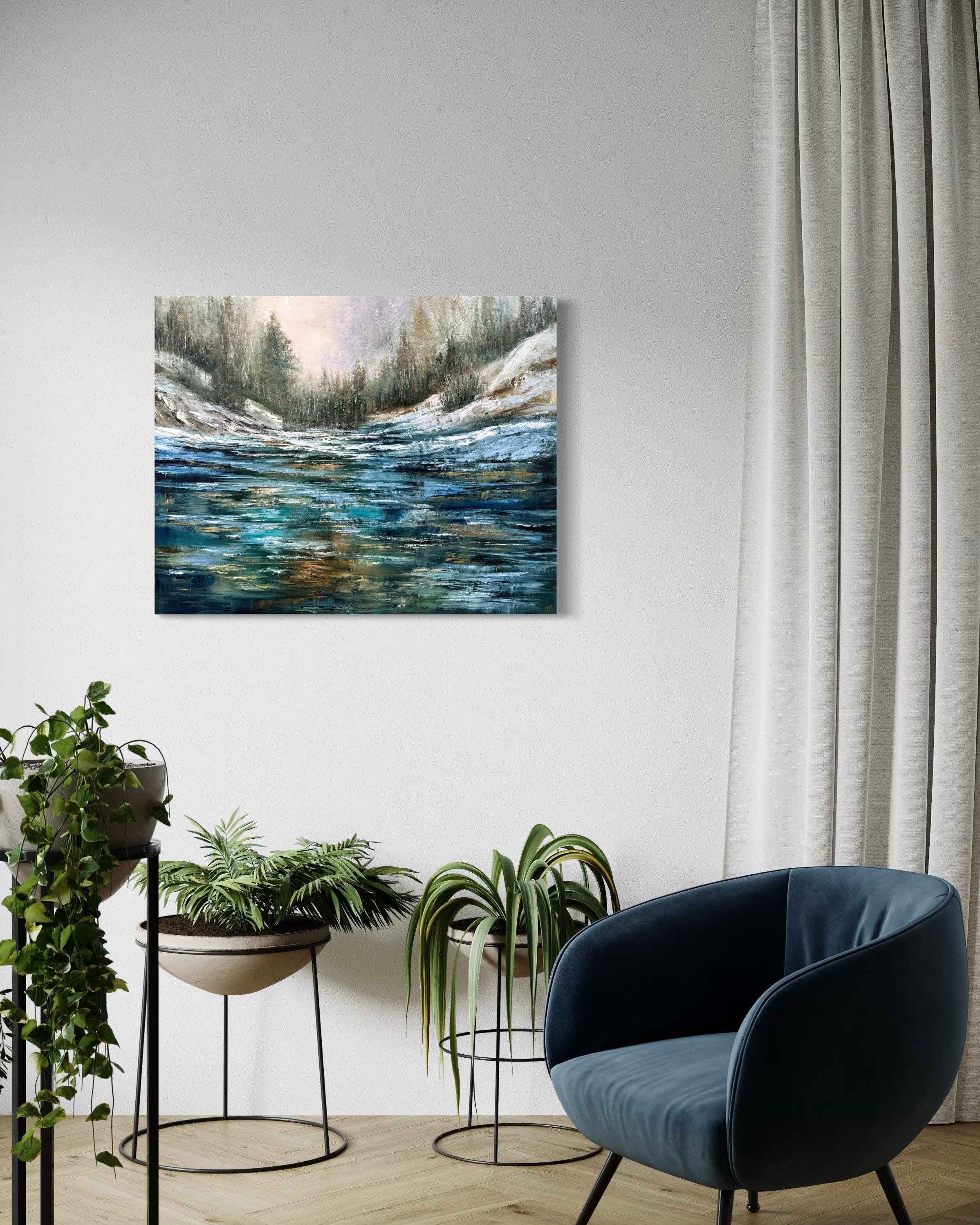 Gefrorene Harmonie – Painting von Tanja Frost
