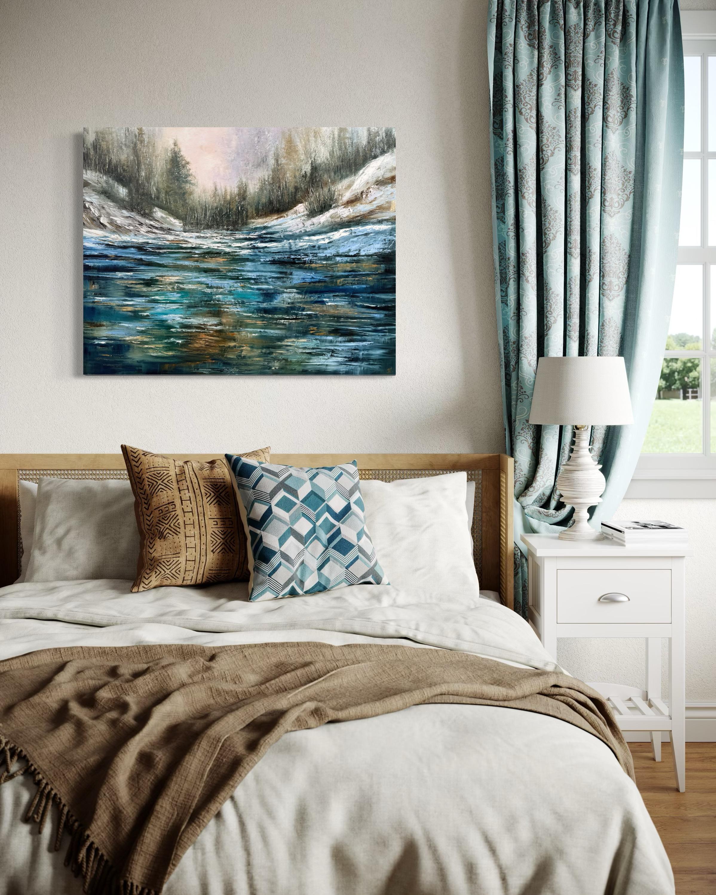 Gefrorene Harmonie (Impressionismus), Painting, von Tanja Frost