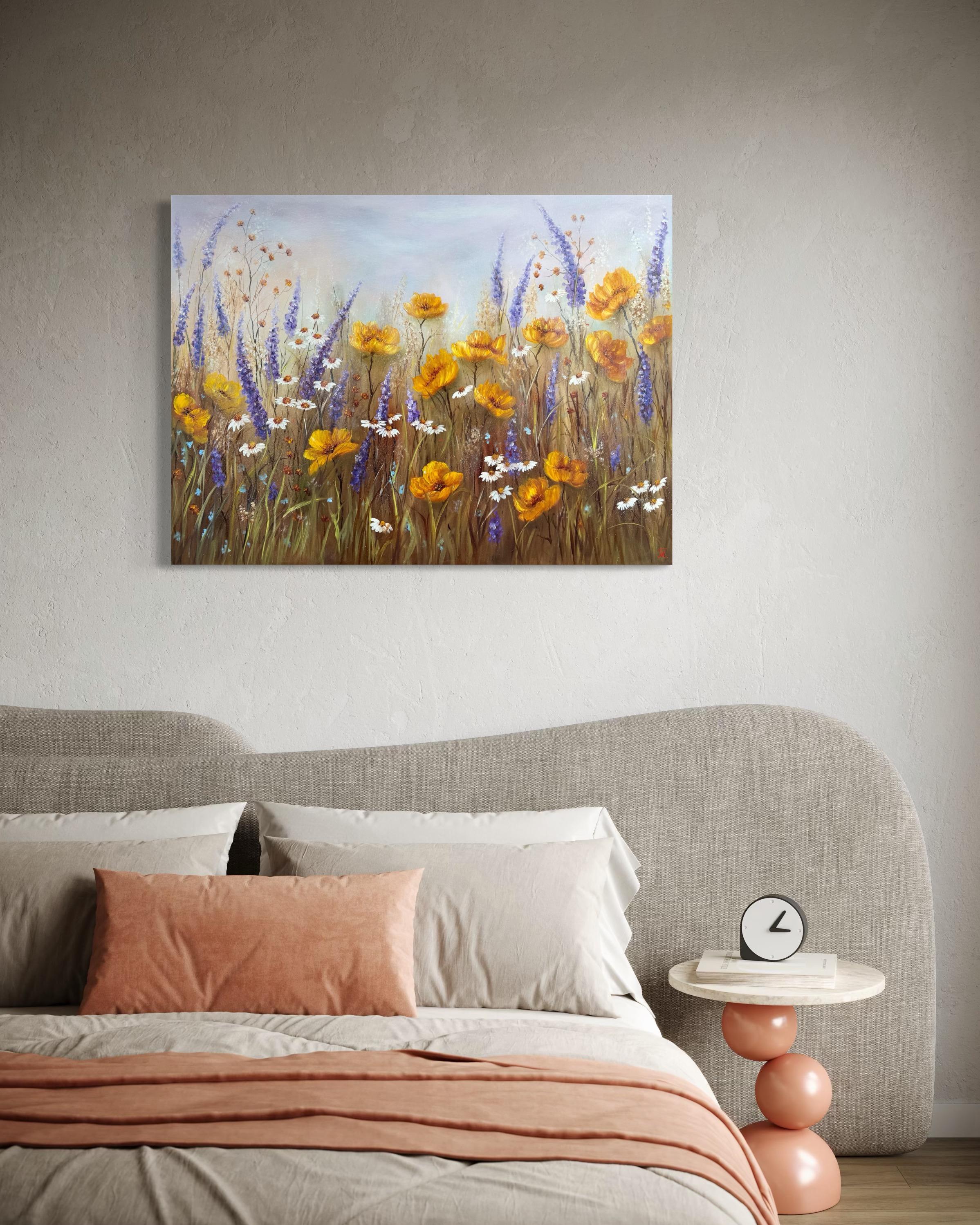 Golden Quiet - Floral Symphony collection For Sale 1