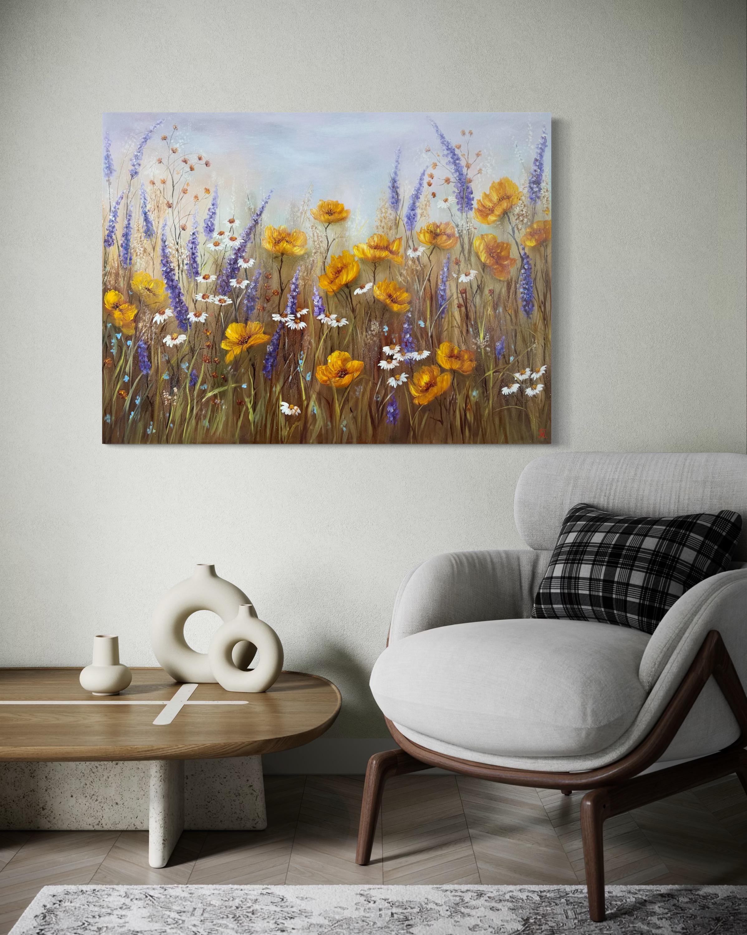 Golden Quiet - Floral Symphony collection For Sale 3