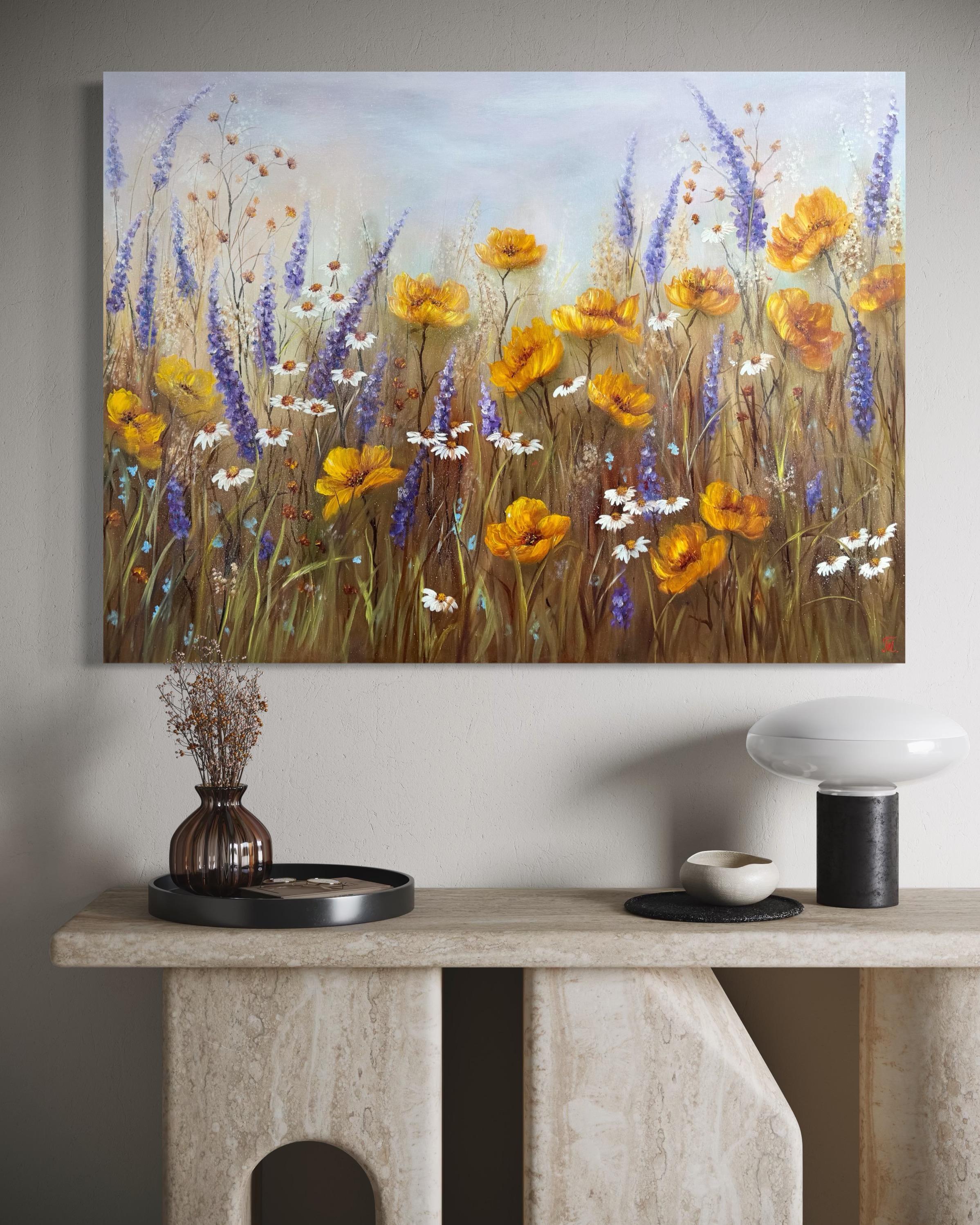 Golden Quiet - Floral Symphony collection For Sale 4