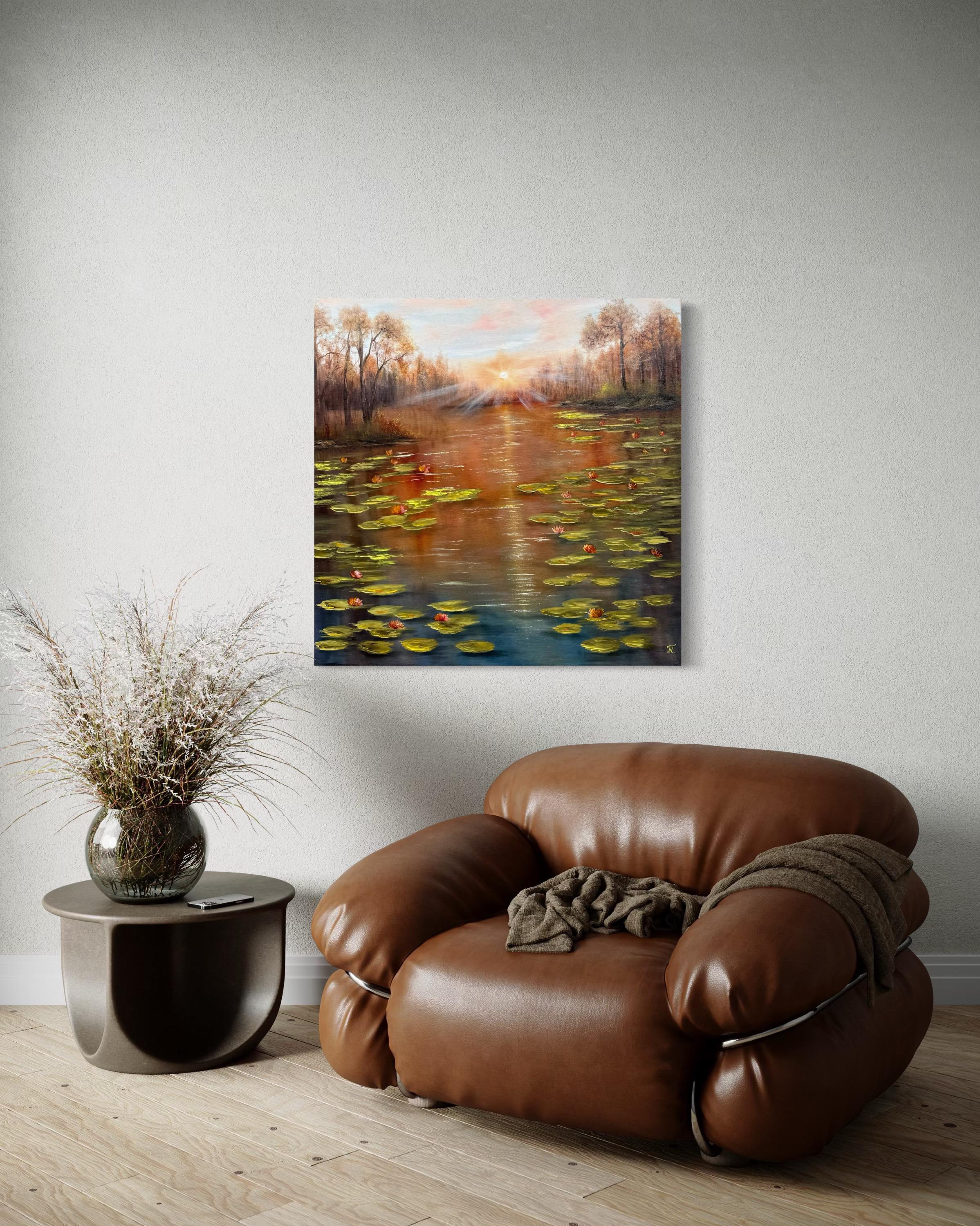 Goldene Reflexionen im Angebot 6