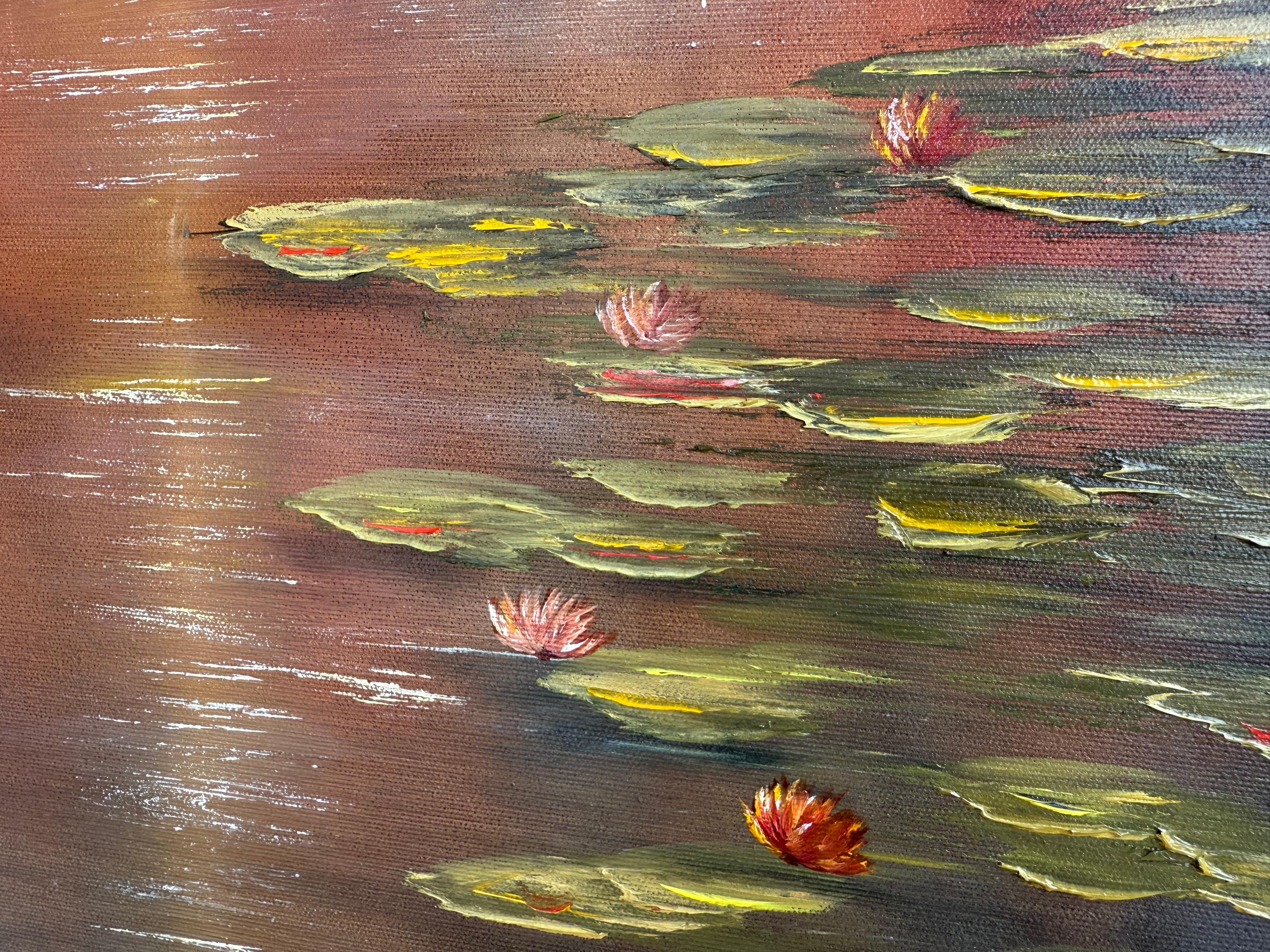 Goldene Reflexionen – Painting von Tanja Frost