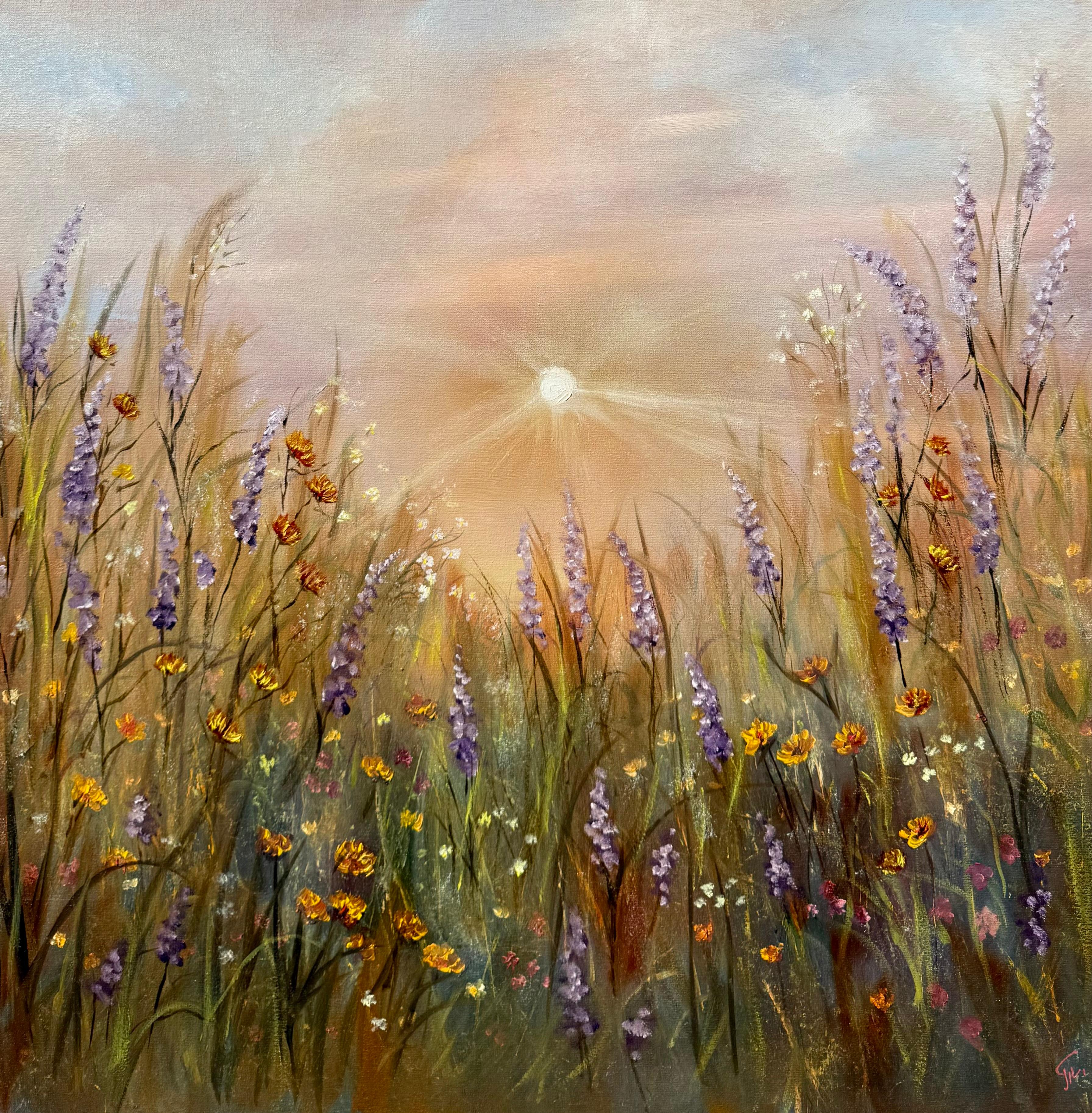 Tanja Frost Landscape Painting – KIss des Frühlings
