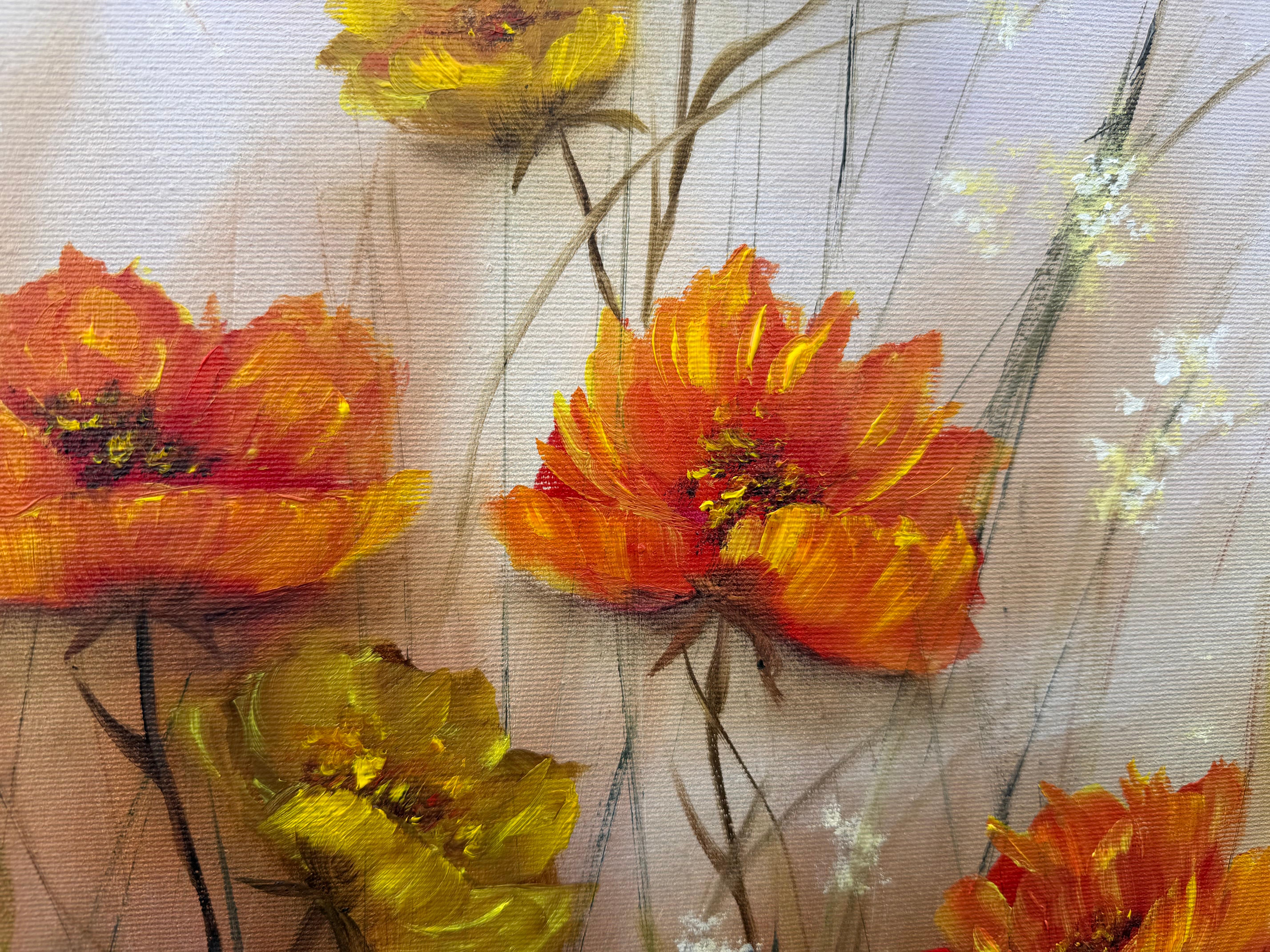 Morning Promise - Collection Smphonie florale - Painting de Tanja Frost