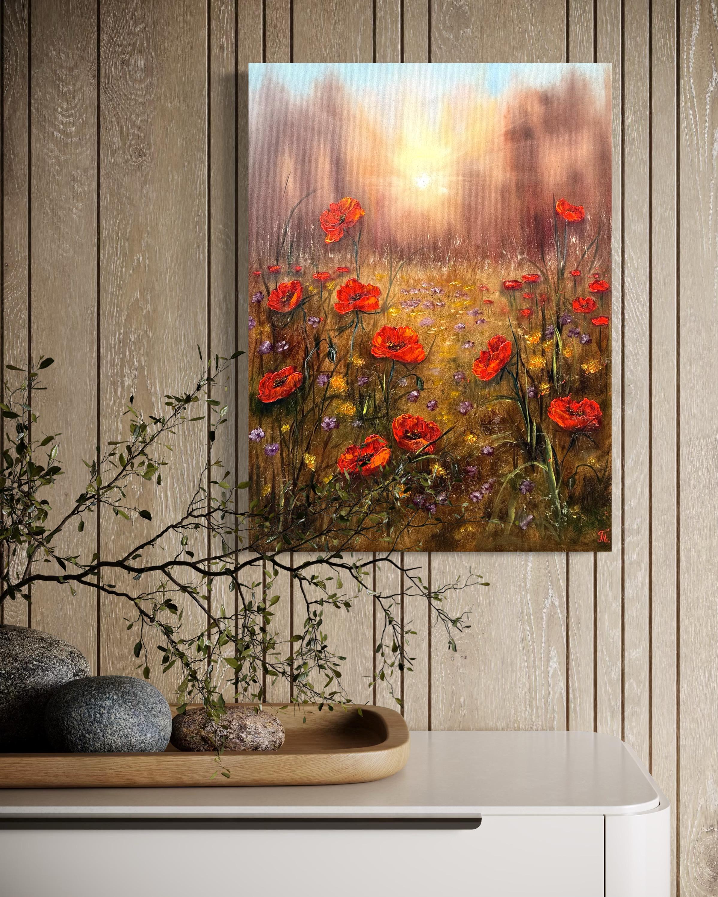 Leidenschaft und Tenderheit (Braun), Landscape Painting, von Tanja Frost