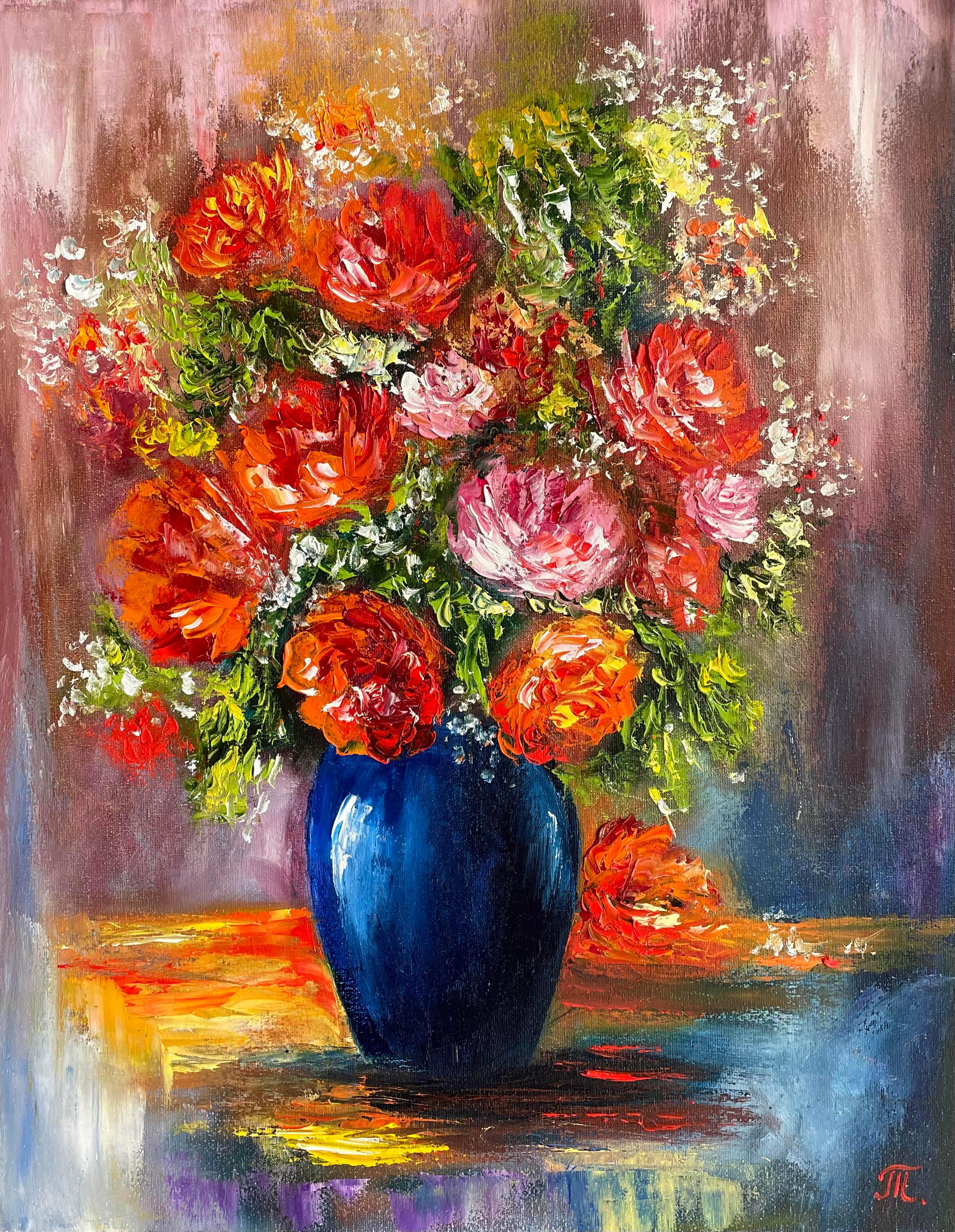 Leidenschaftlicher Ausbruch (Impressionismus), Painting, von Tanja Frost