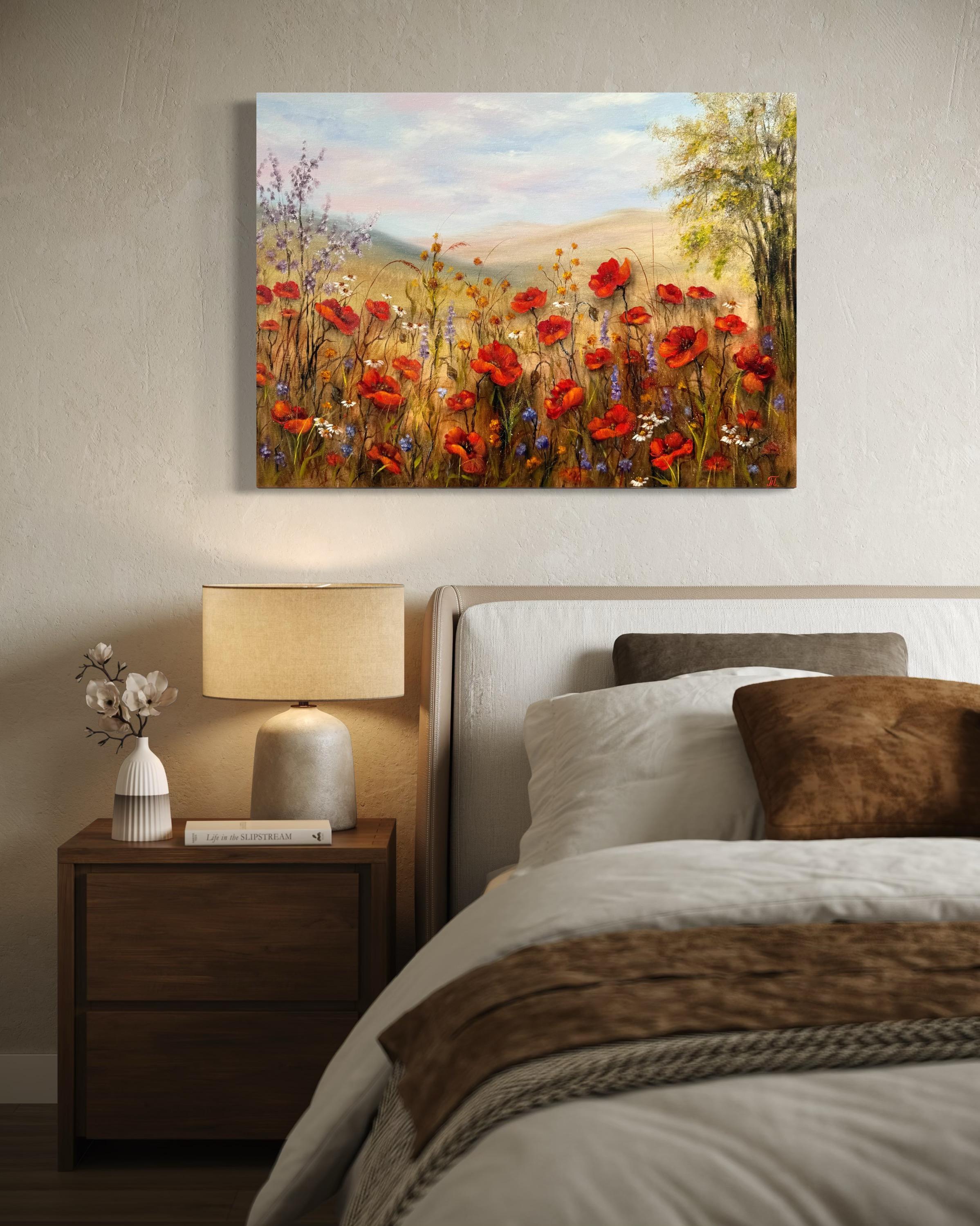 Mohnblumen im Herzen im Angebot 1
