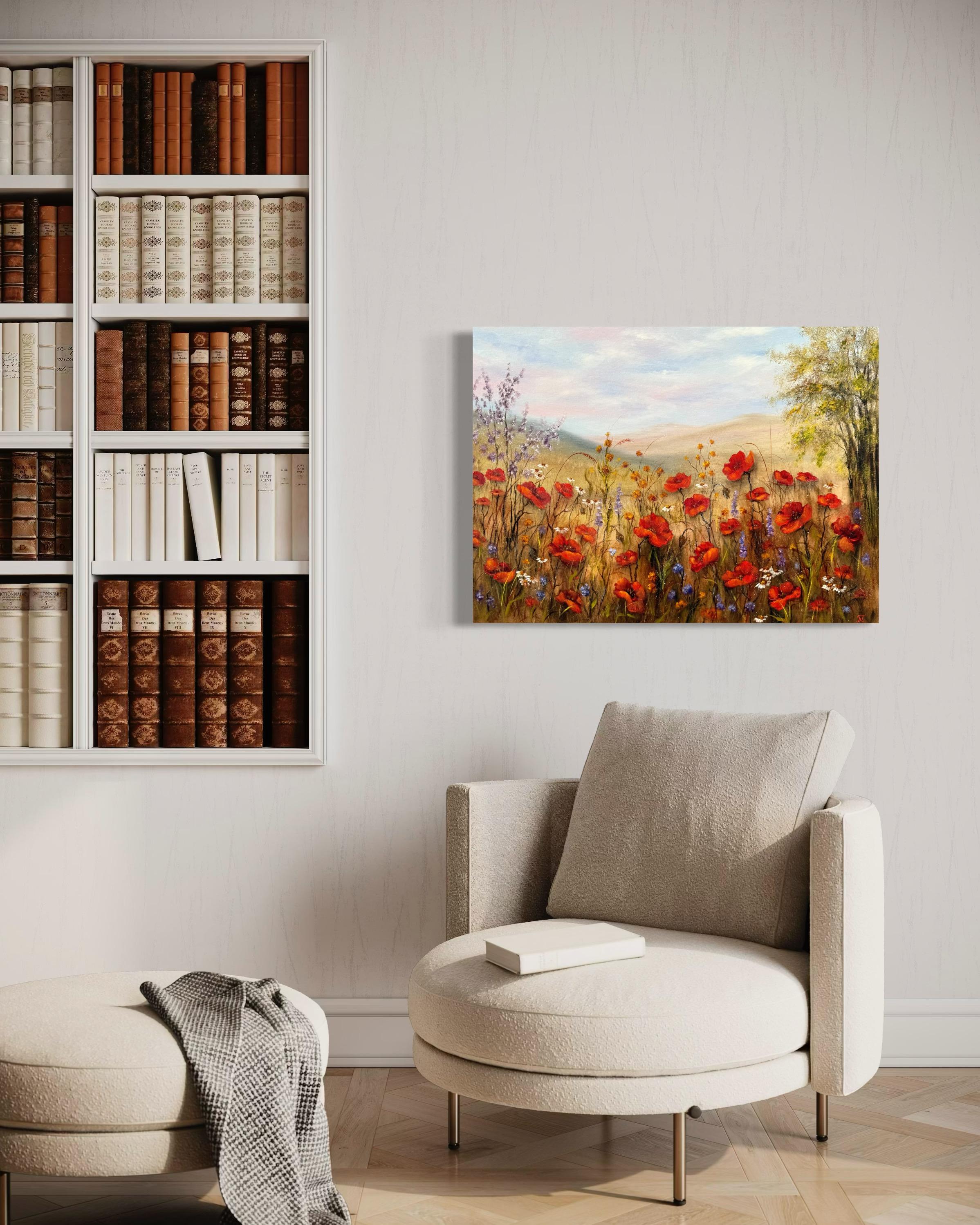 Mohnblumen im Herzen im Angebot 2