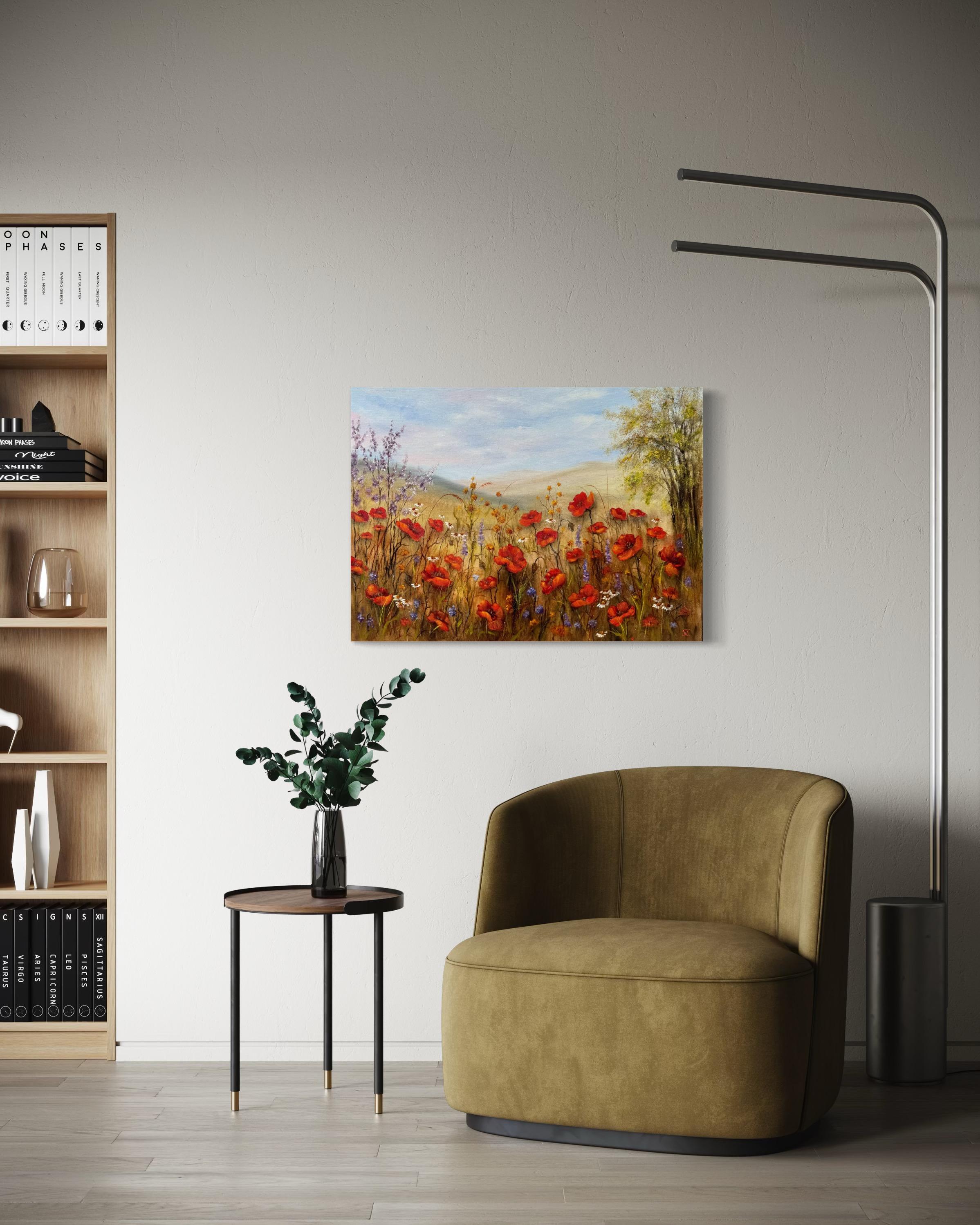 Mohnblumen im Herzen im Angebot 4