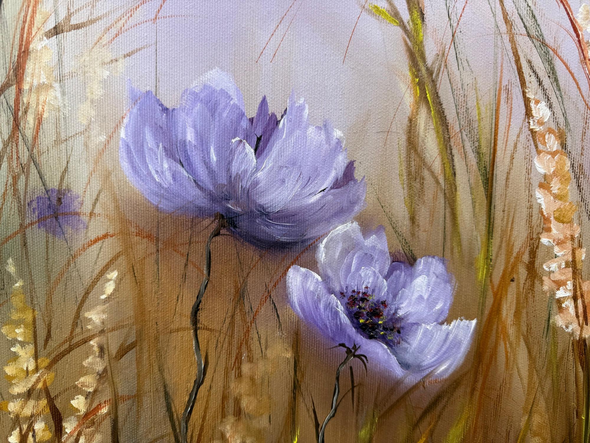 Purple Dream - Collection Floral Symphony - Painting de Tanja Frost