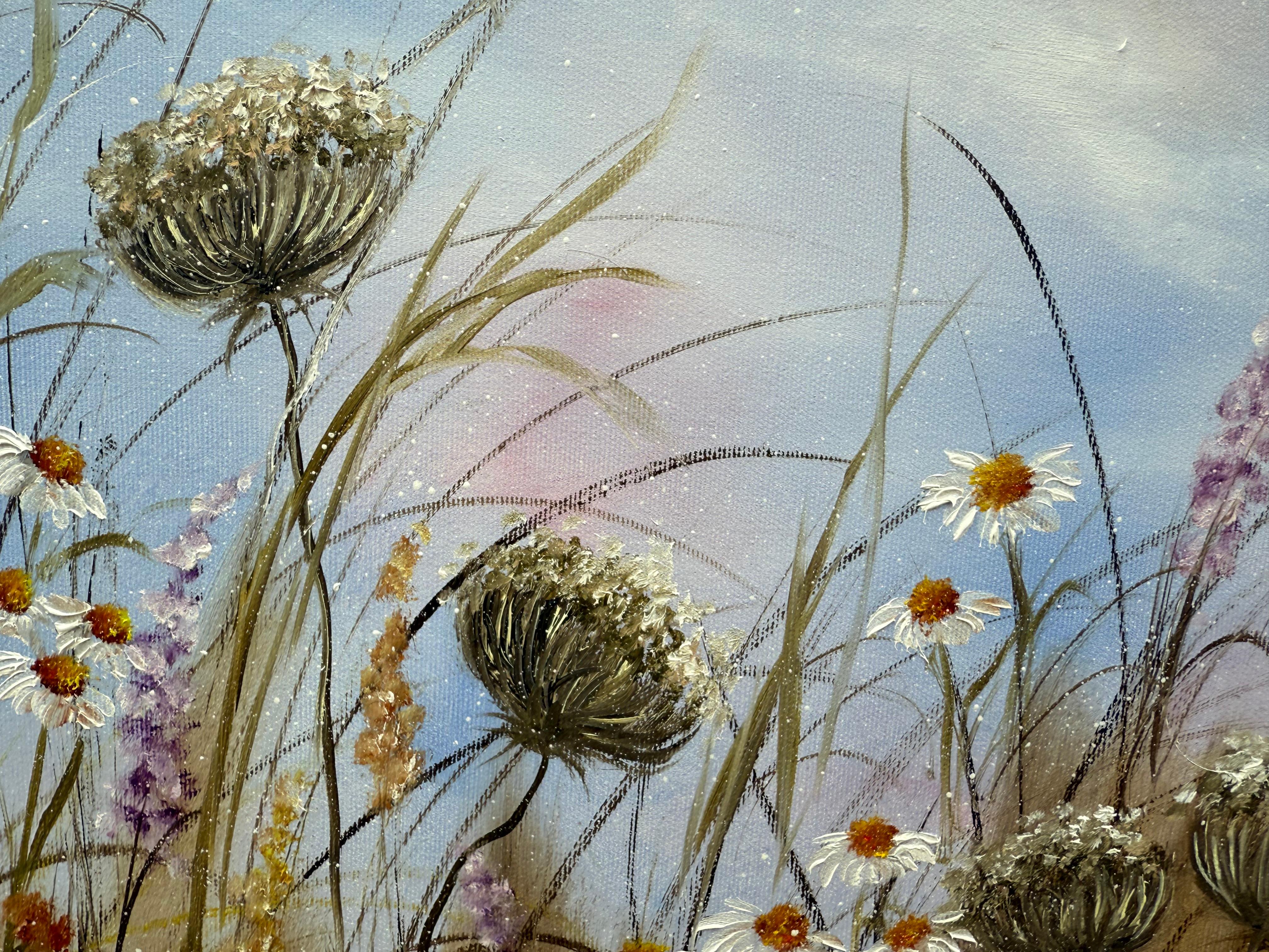Silent Meadow - Painting by Tanja Frost
