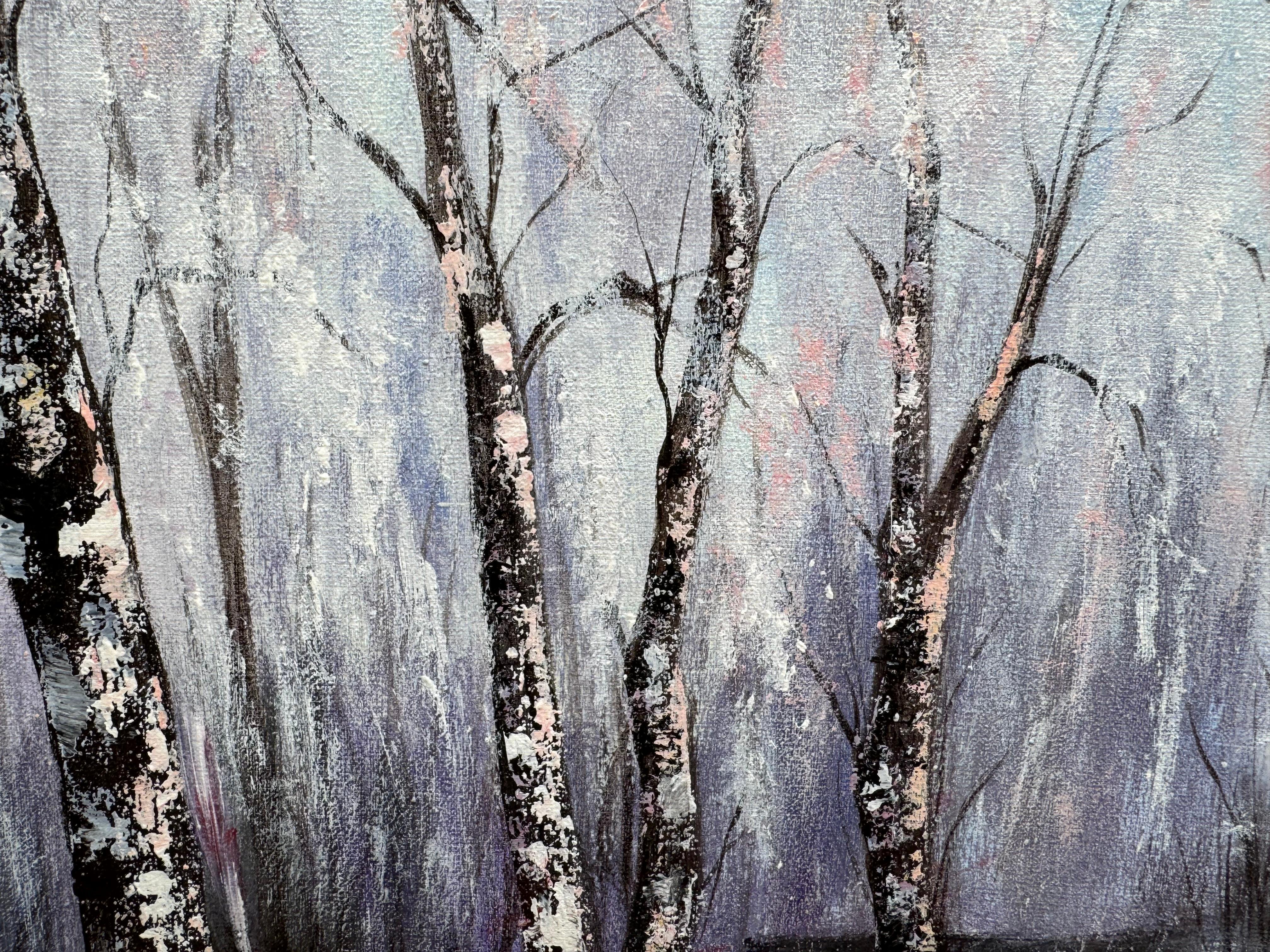 Silberne Symphonie – Painting von Tanja Frost