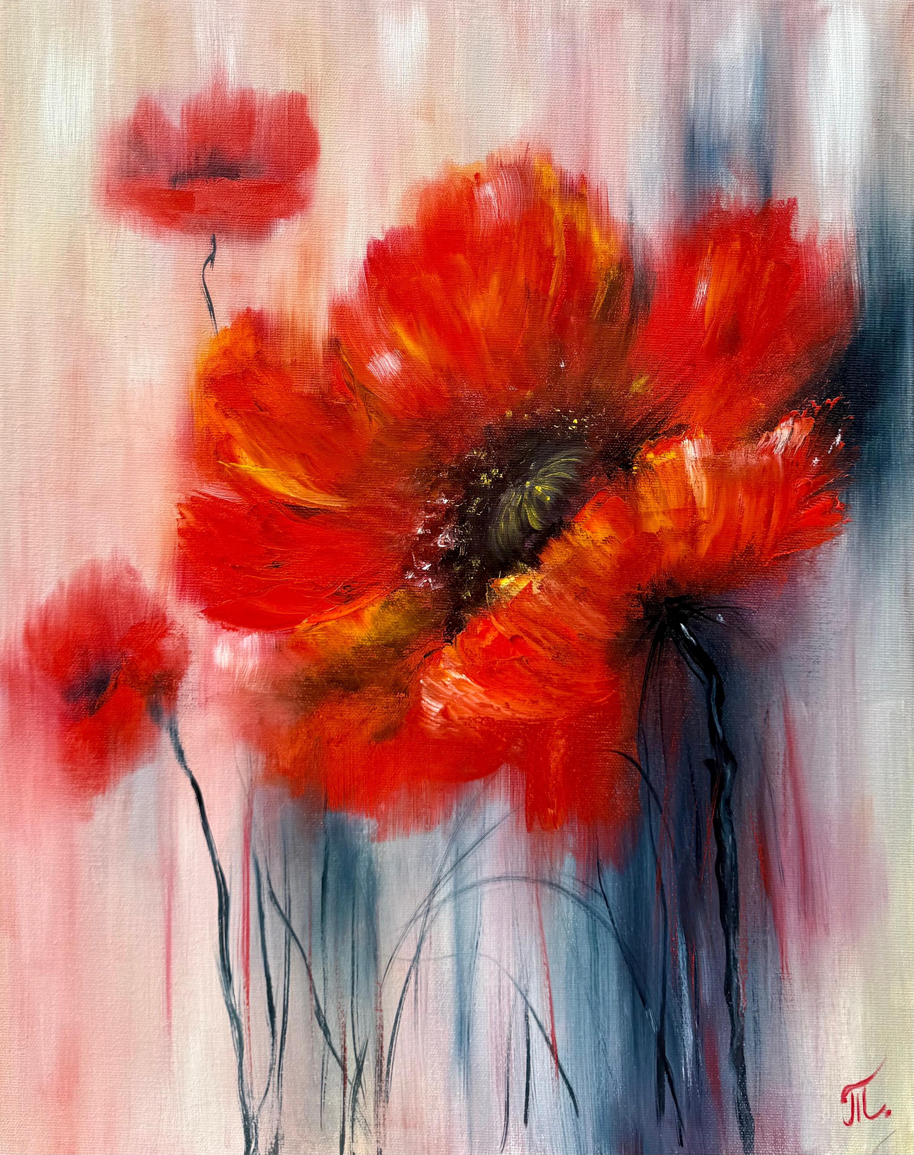 Tanja Frost Still-Life Painting - Still Burning