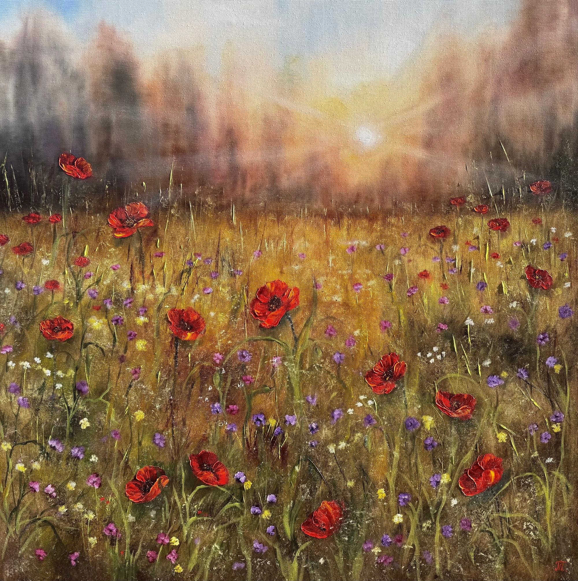 Landscape Painting di Tanja Frost - Bacio d'estate
