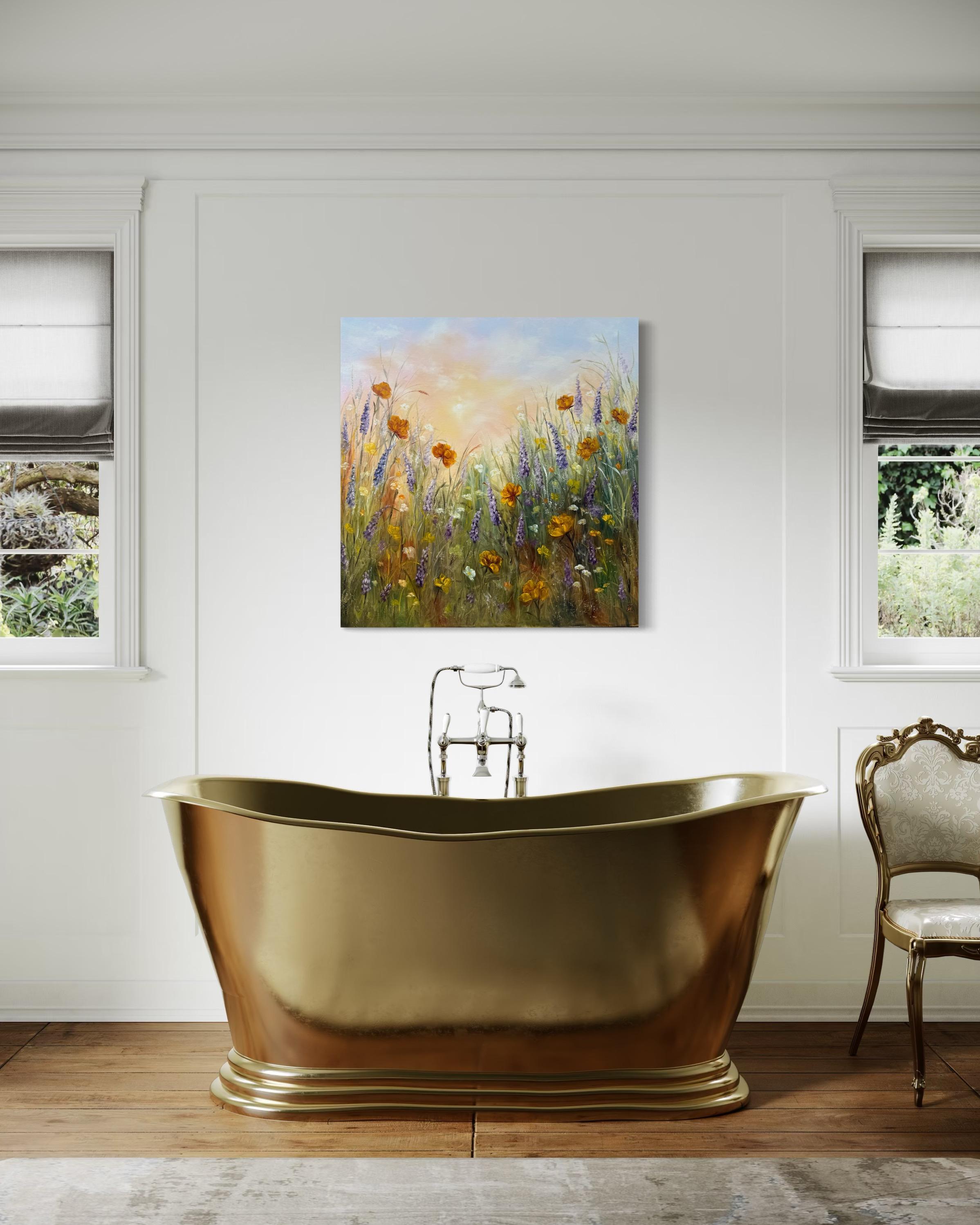 Sommergeflüster (Impressionismus), Painting, von Tanja Frost