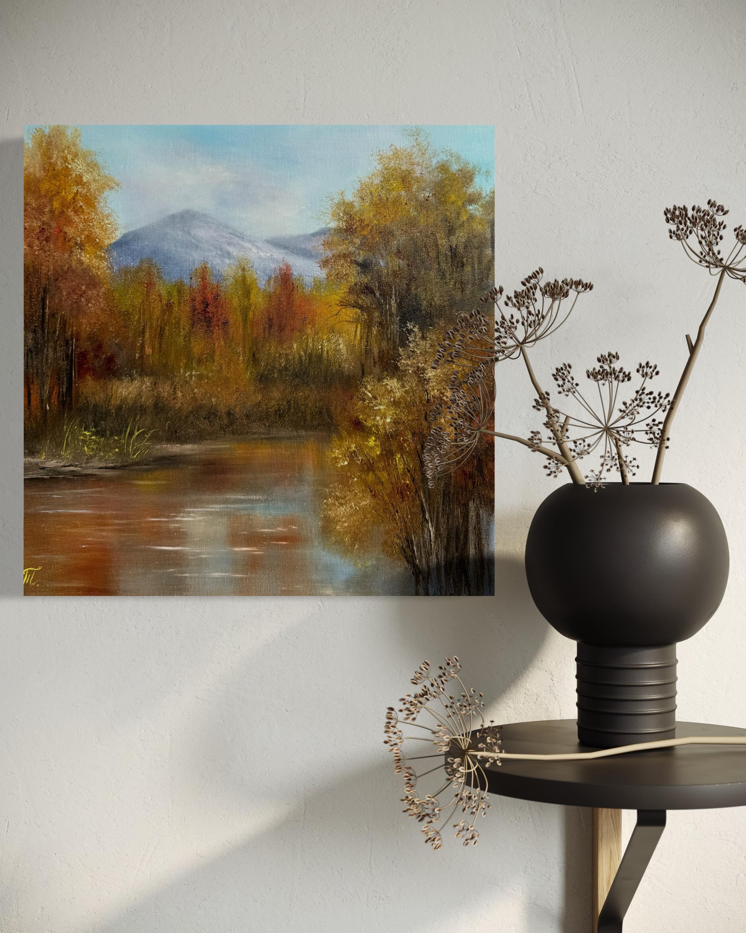 Der Charme des Frühherbstes – Painting von Tanja Frost