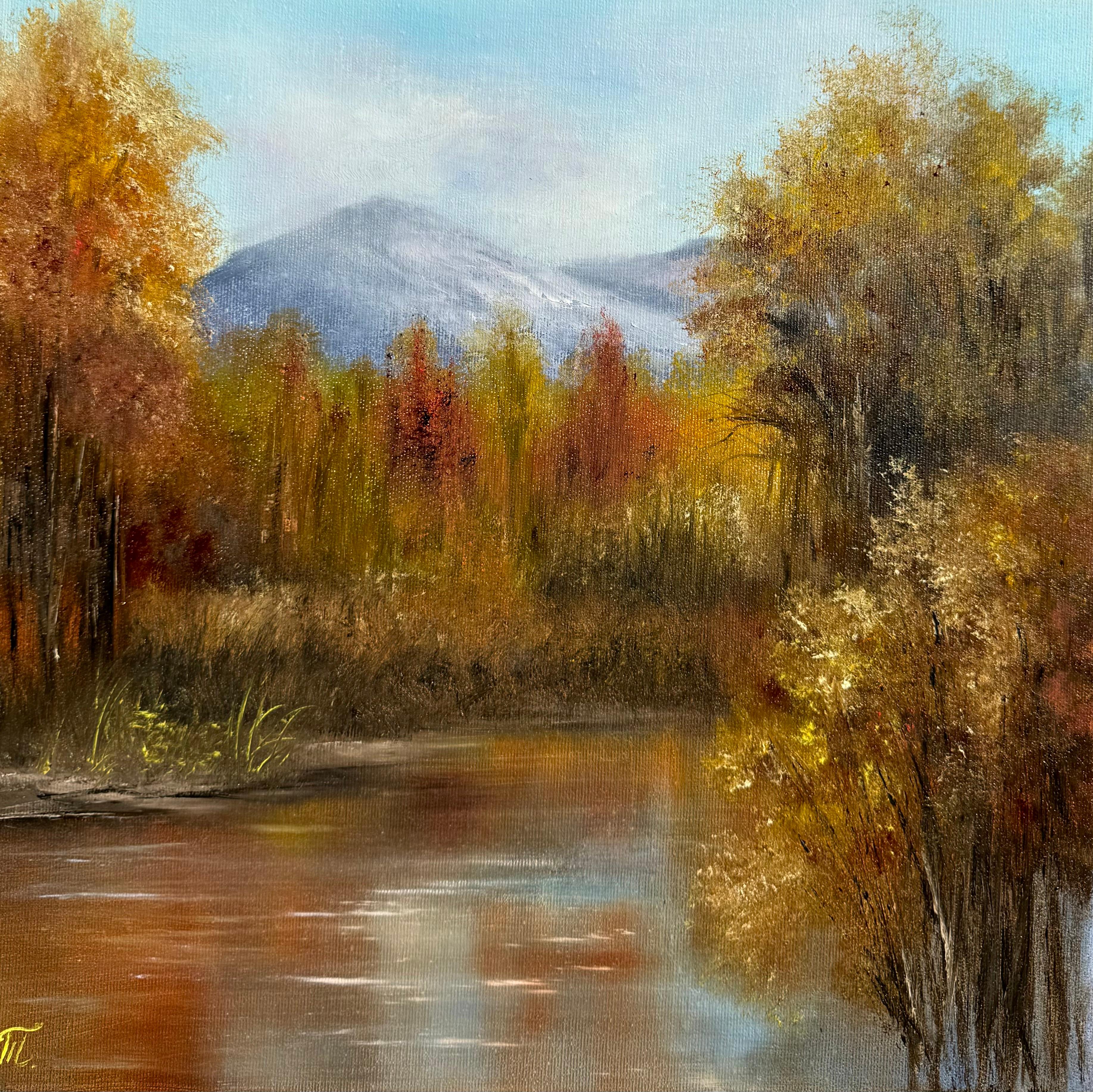 Tanja Frost Landscape Painting – Der Charme des Frühherbstes