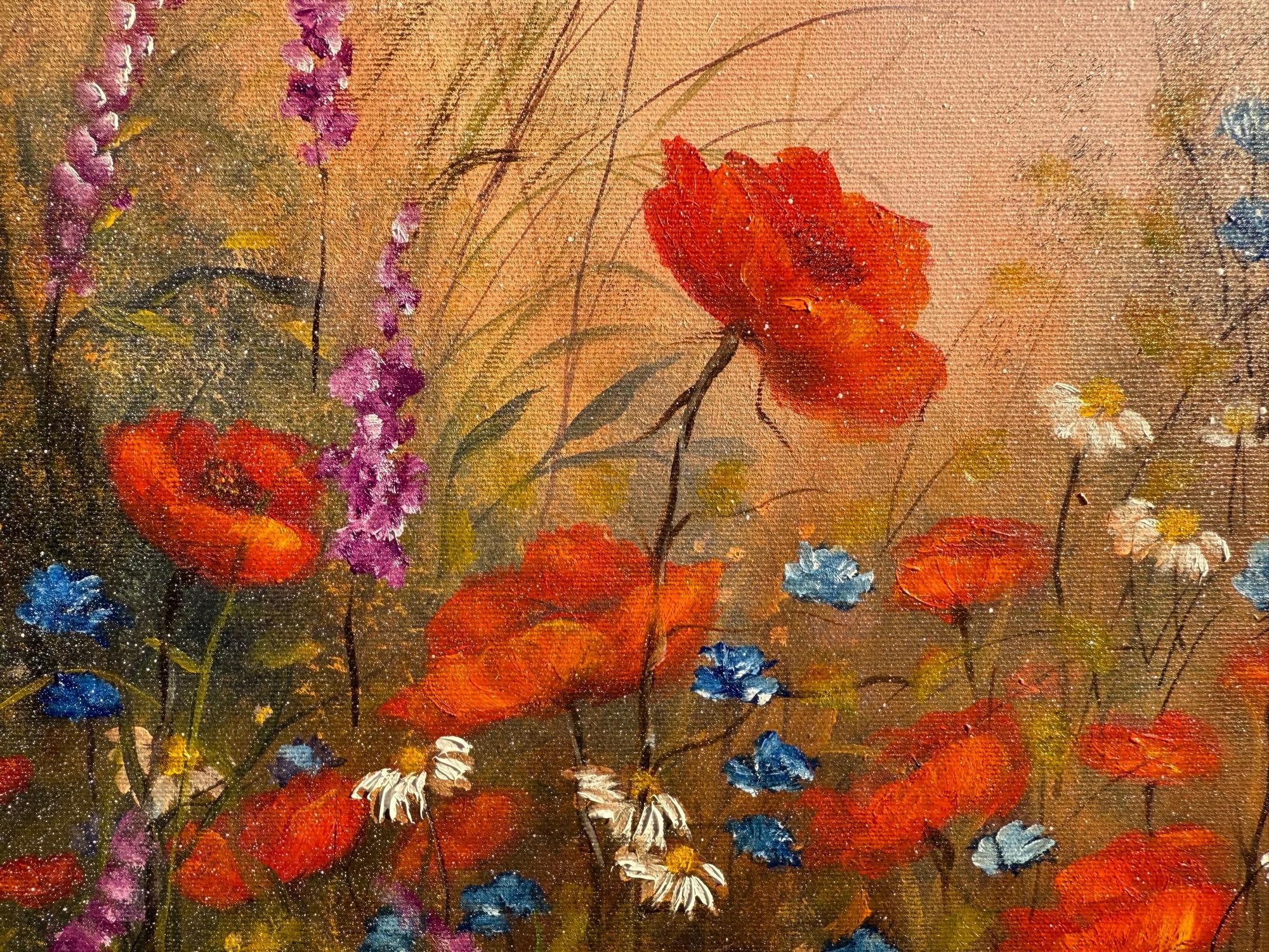 Die Wiese erinnert sich – Painting von Tanja Frost