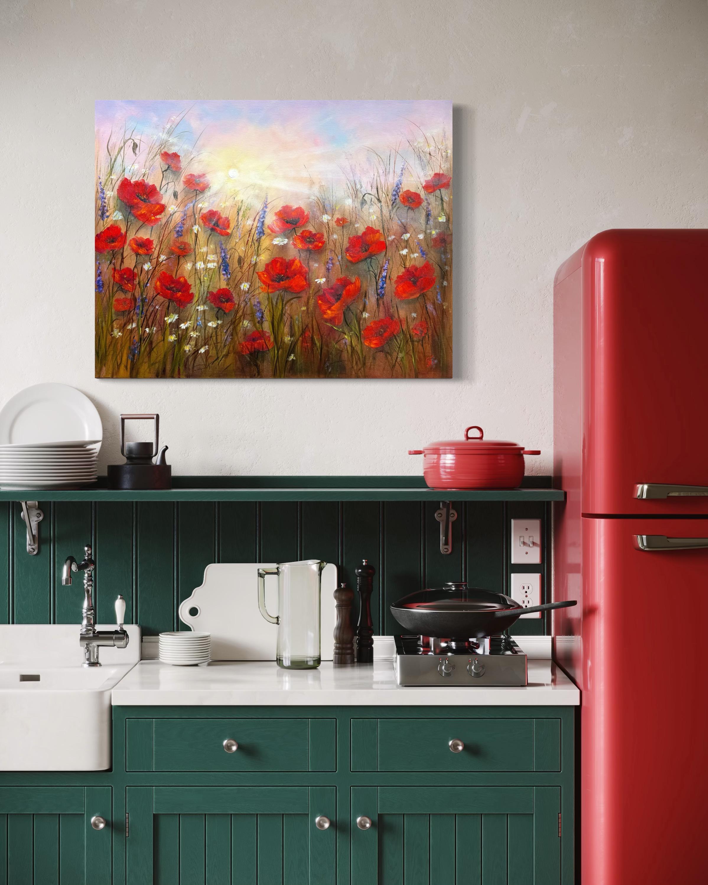 Ein Hauch von Sonne – Painting von Tanja Frost