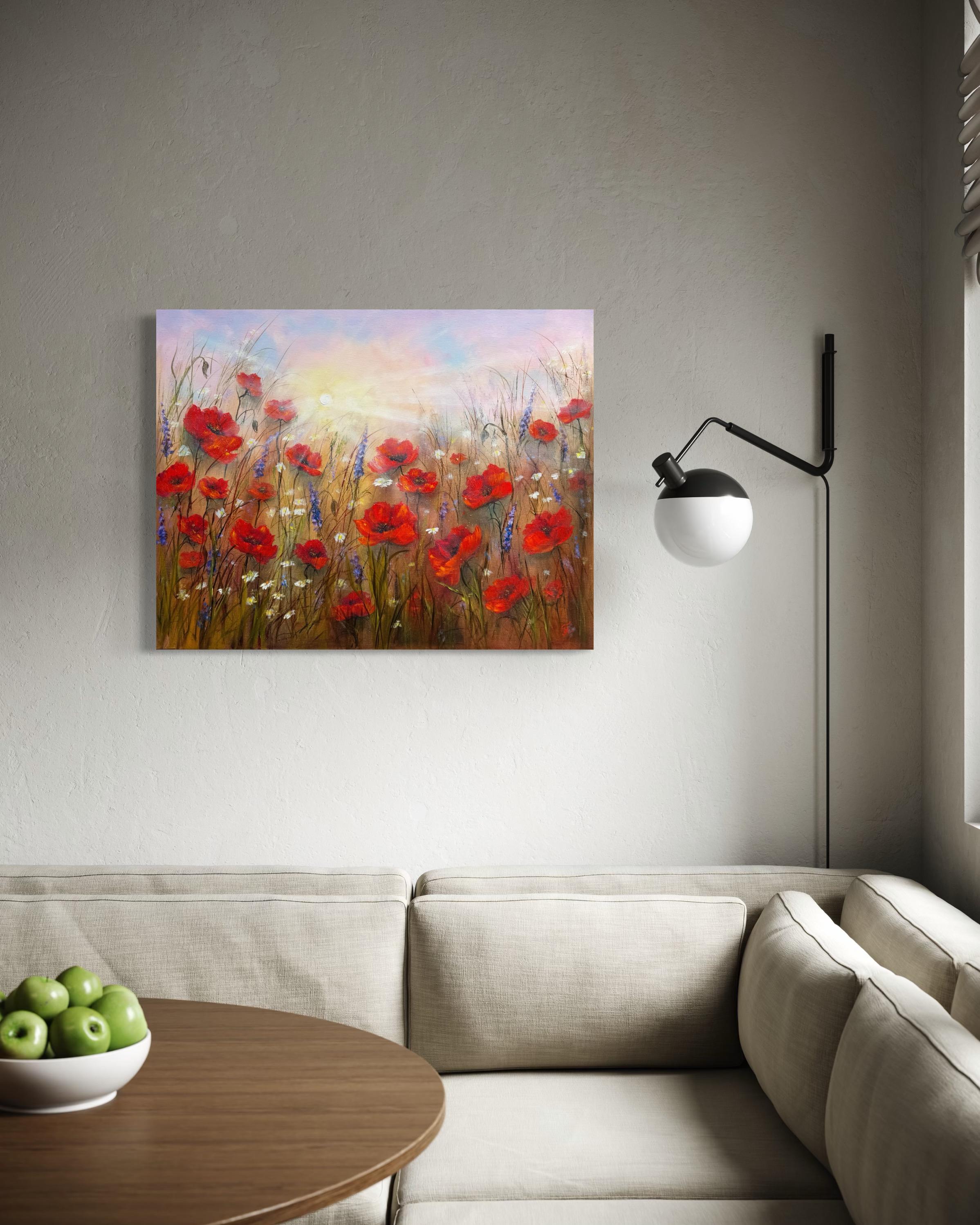 Ein Hauch von Sonne (Impressionismus), Painting, von Tanja Frost