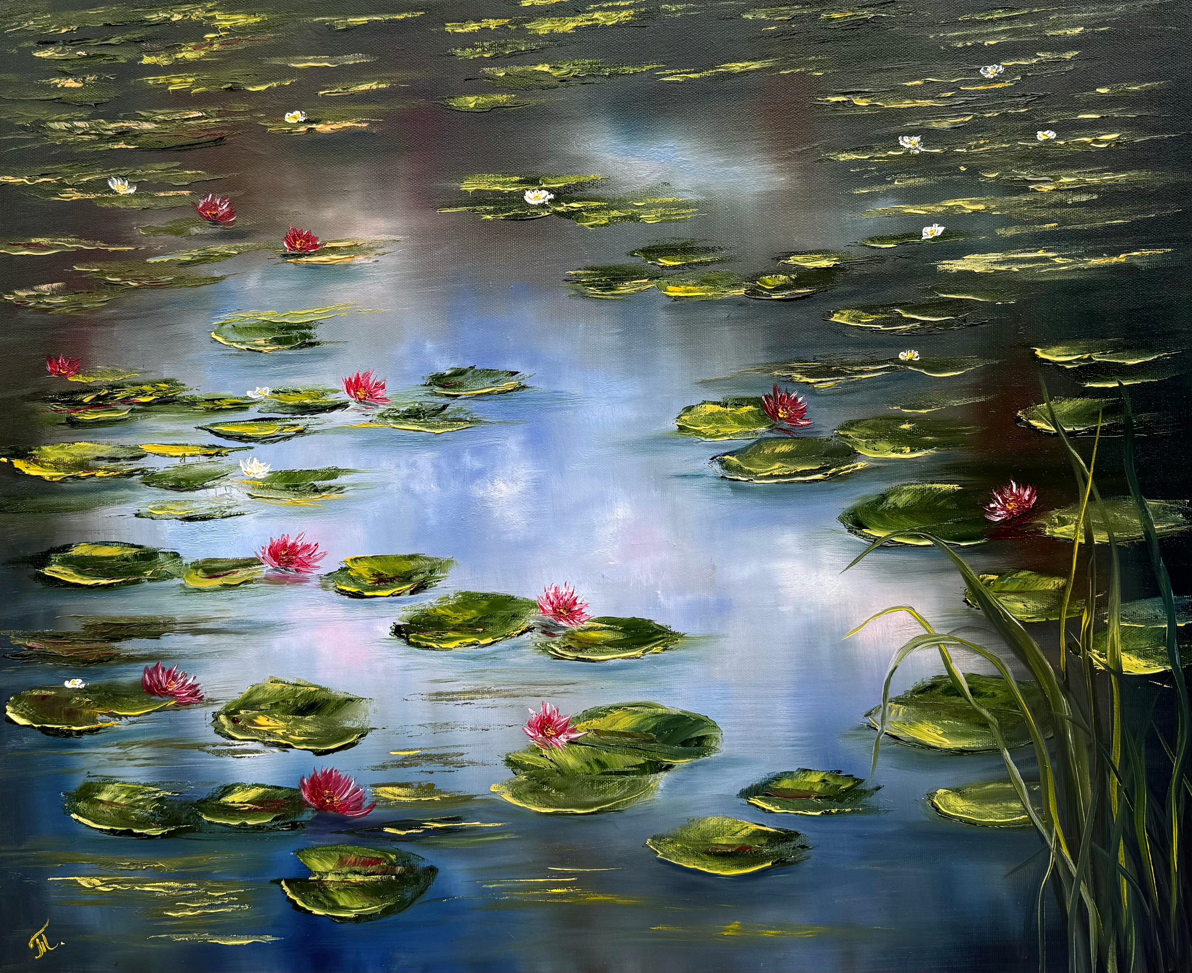 Water Lilies - Impressionist Painting by Tanja Frost
