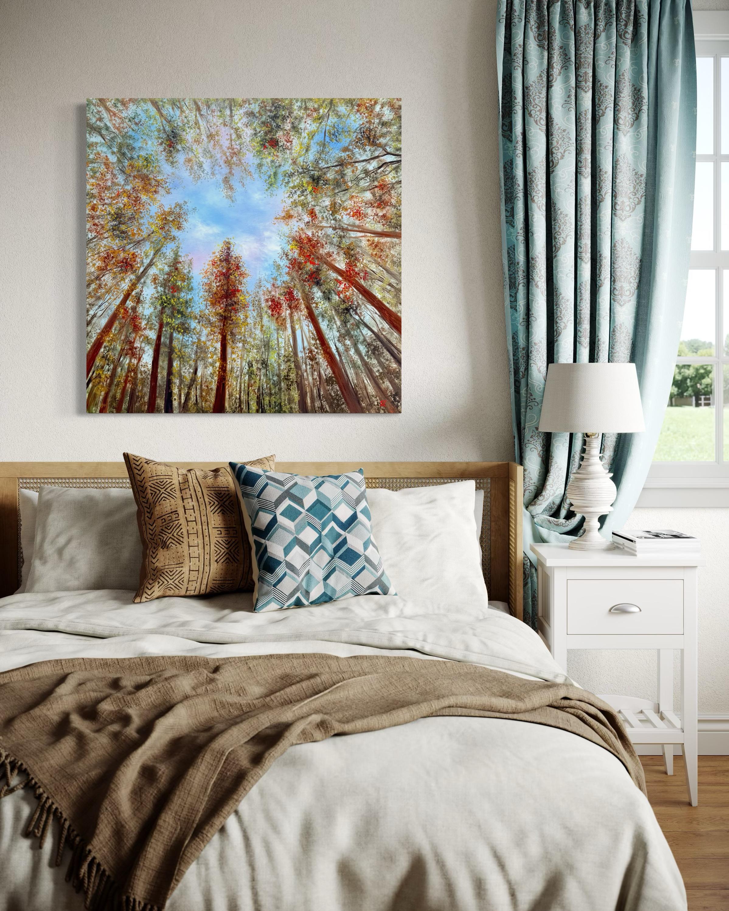 Là où le ciel commence - Painting de Tanja Frost