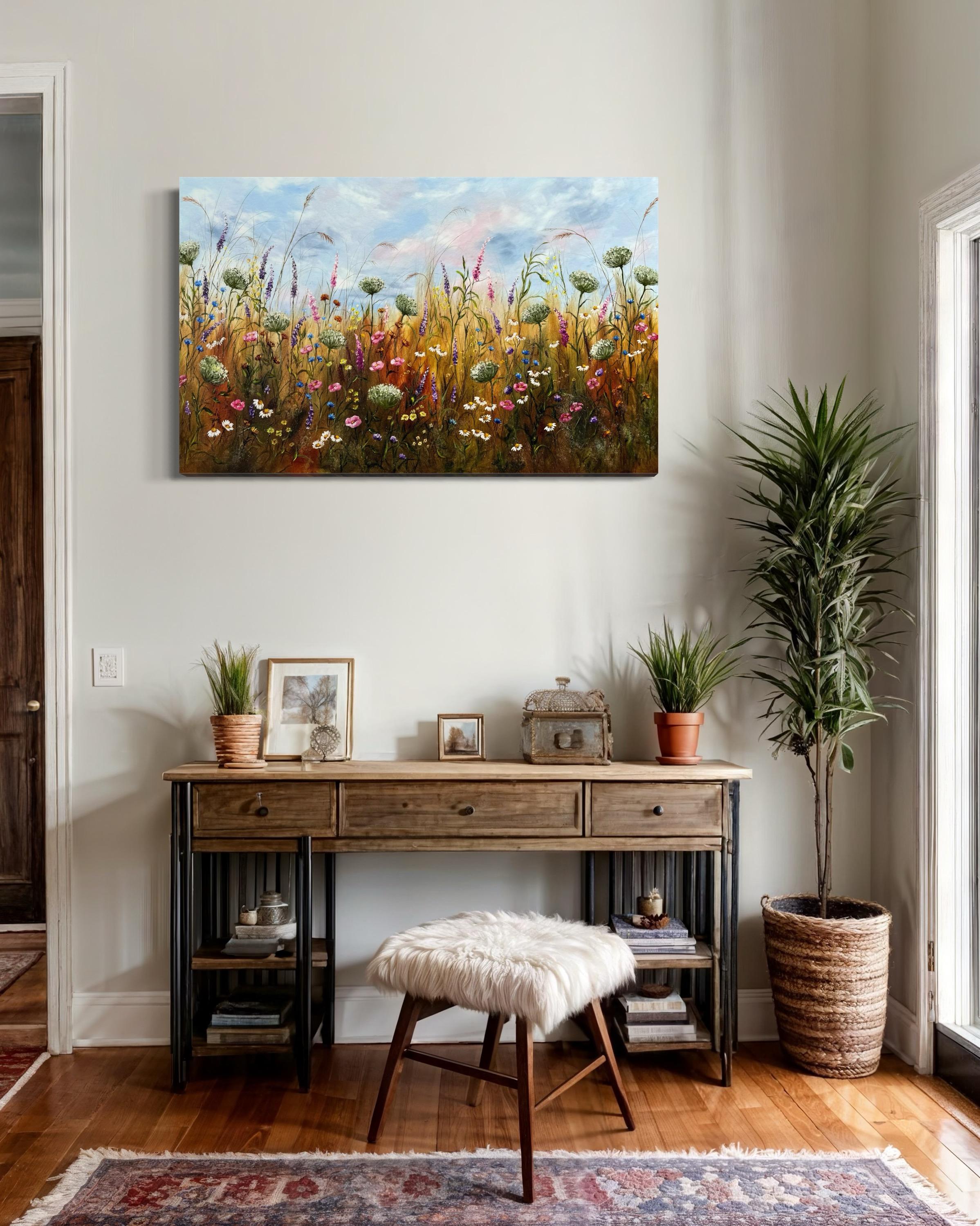 Das Flüstern eines blühenden Traums (Impressionismus), Painting, von Tanja Frost