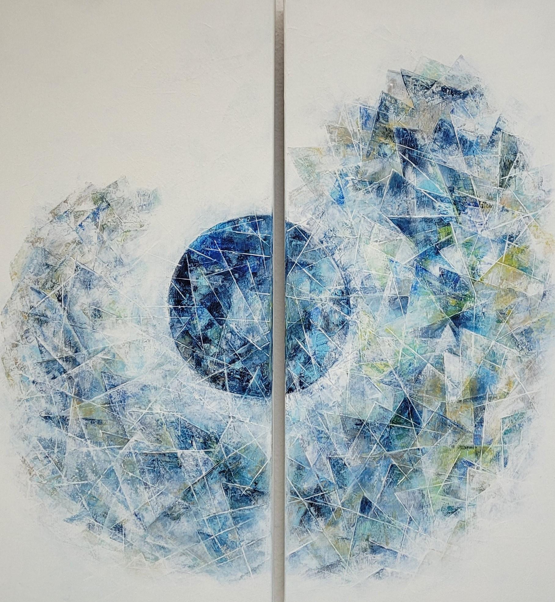 Tanja Guntrum Abstract Painting – GETRENNTE EINHEIT