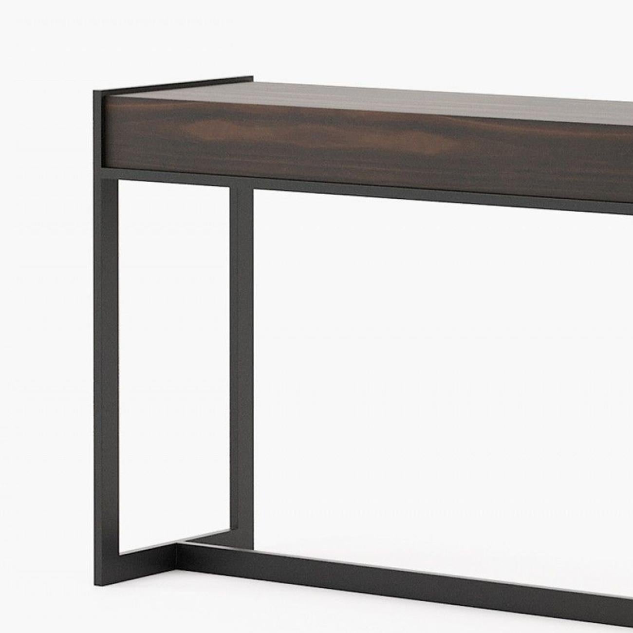Spanish Tanja Wood Console Table For Sale