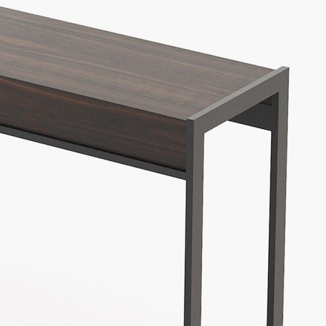 Contemporary Tanja Wood Console Table For Sale