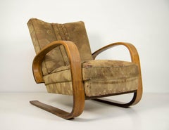 Tank Armchair by Miroslav Navratil, Laminated Bentwood, 1930s