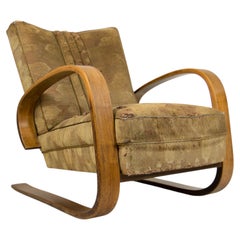 Tank Armchair by Miroslav Navratil, Laminated Bentwood, 1930s