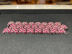 Tank Bracelet 101 carats rubies, 15 carats diamonds
